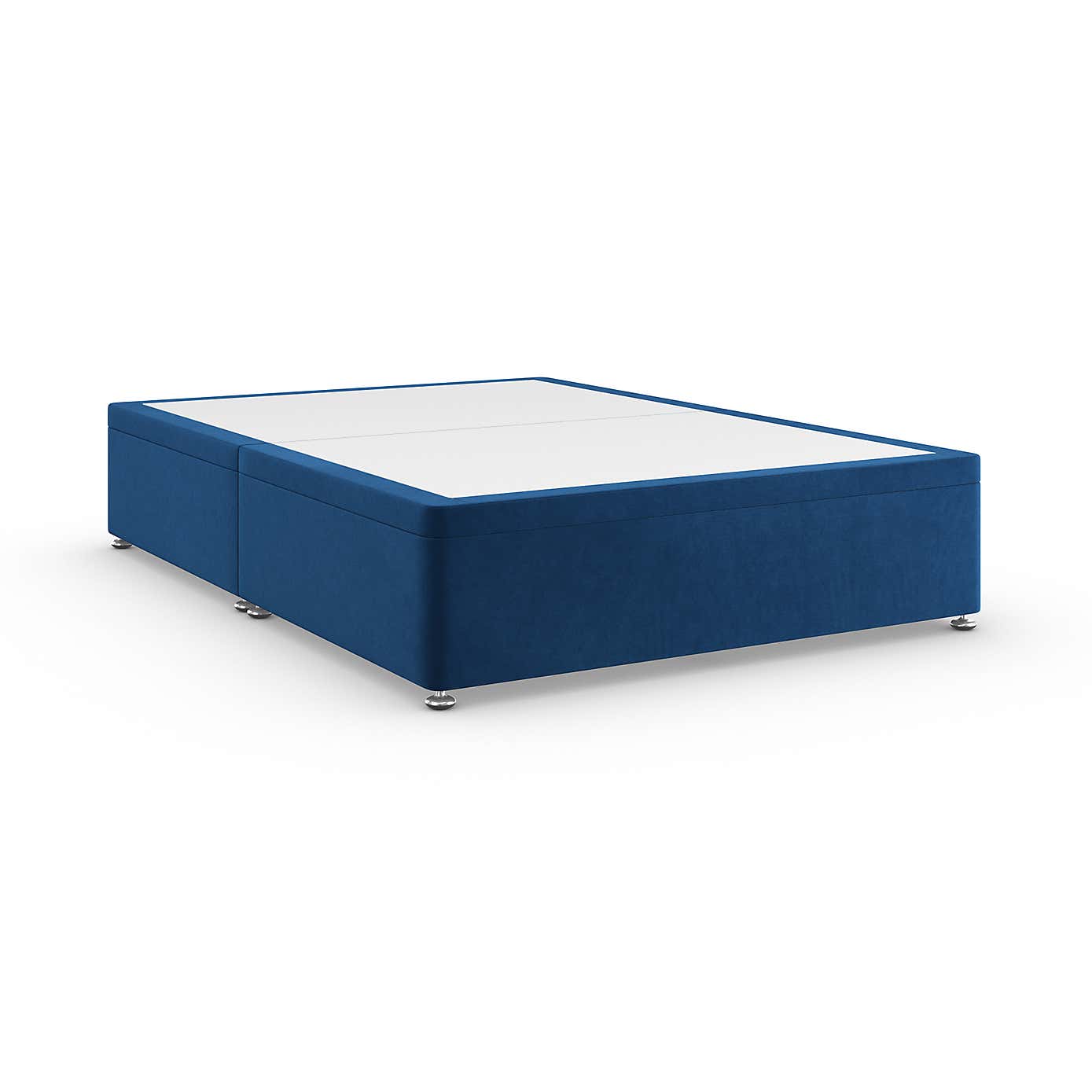 Side Velvet Ottoman Base