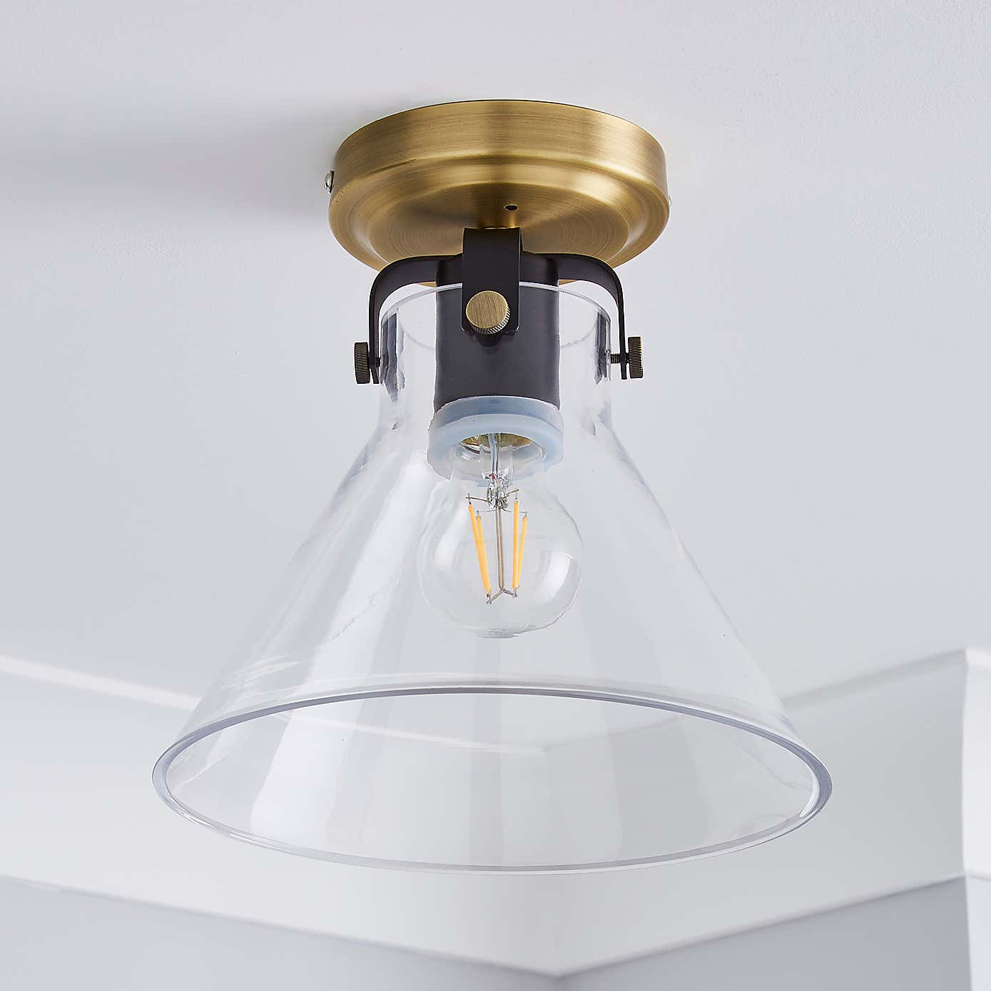 Paulson Bathroom Flush Fitting Antique Brass