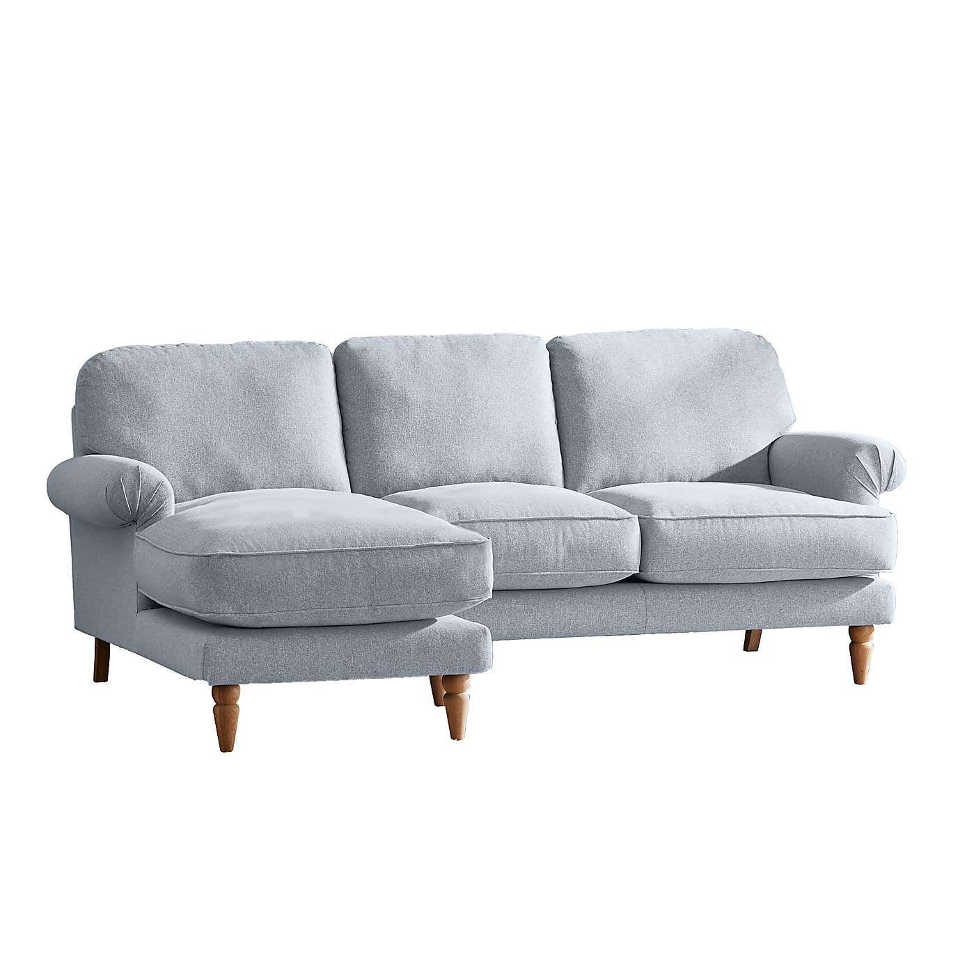 Jolene Soft Texture Corner Chaise Sofa