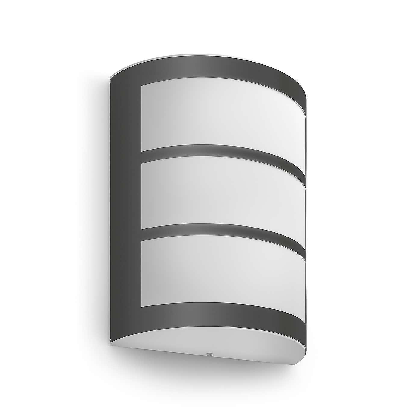 Philips Python Integrated LED Outdoor Wall Light, Warm White