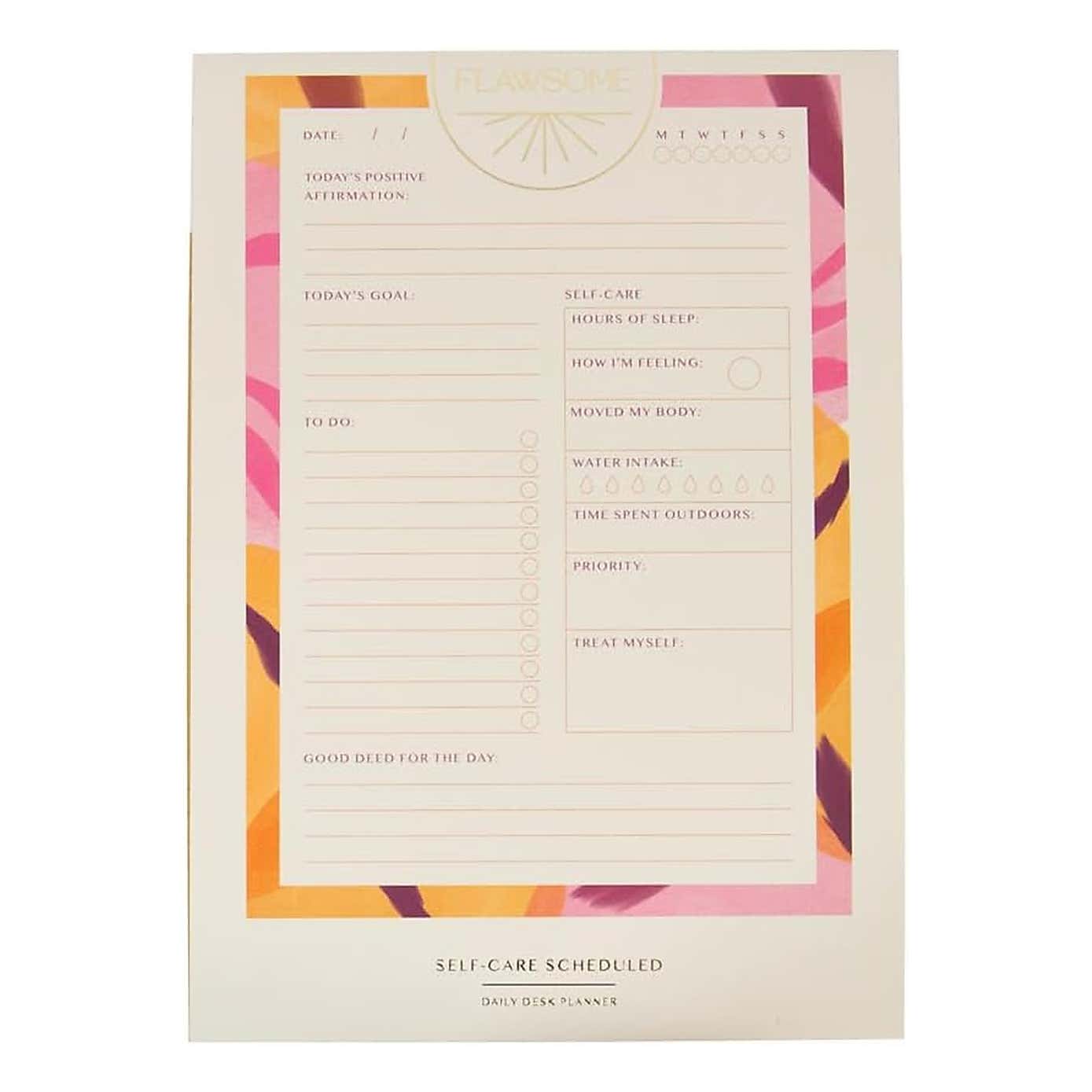 Flawsome Self Care Desk Pad