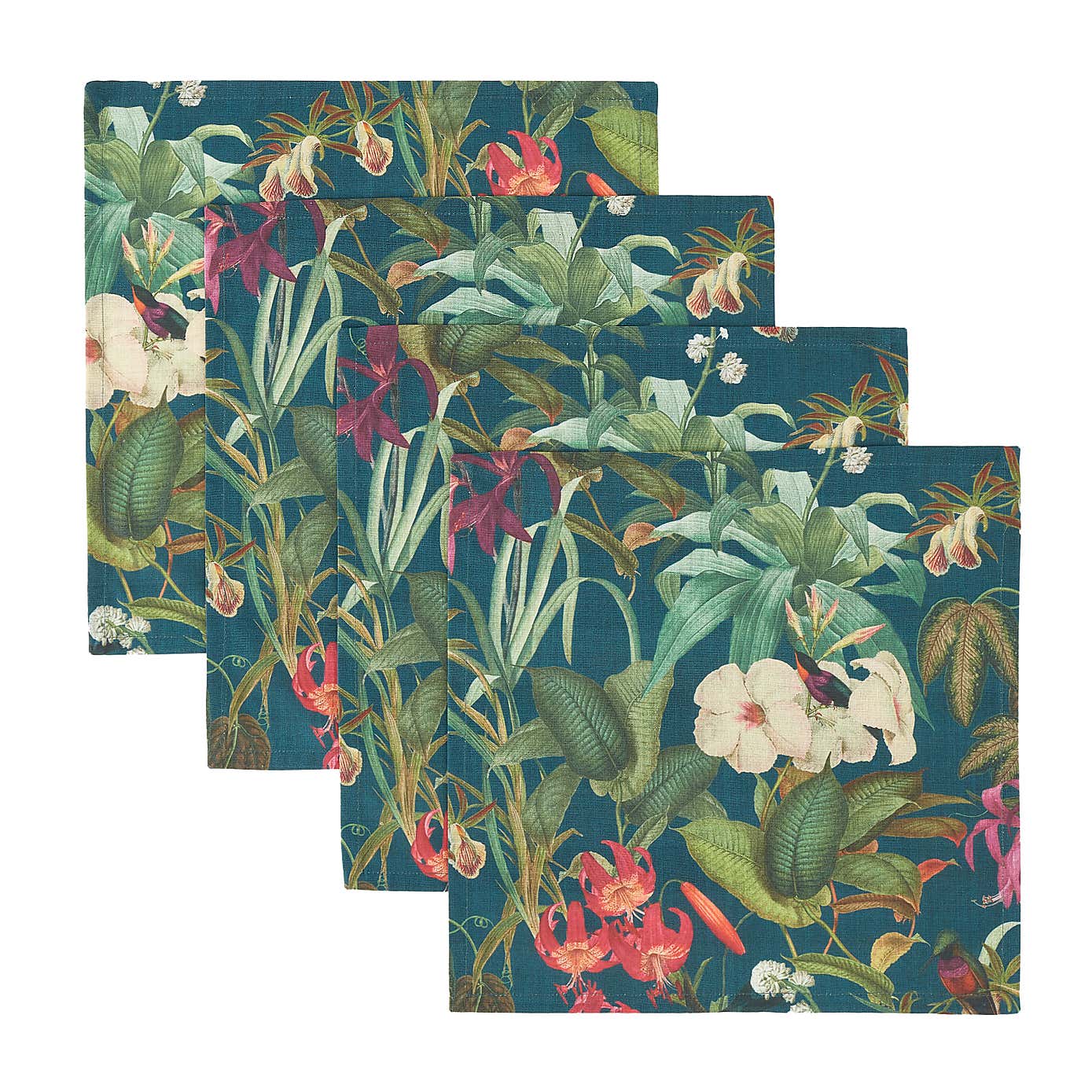 Botanical Birds Napkins 4pck