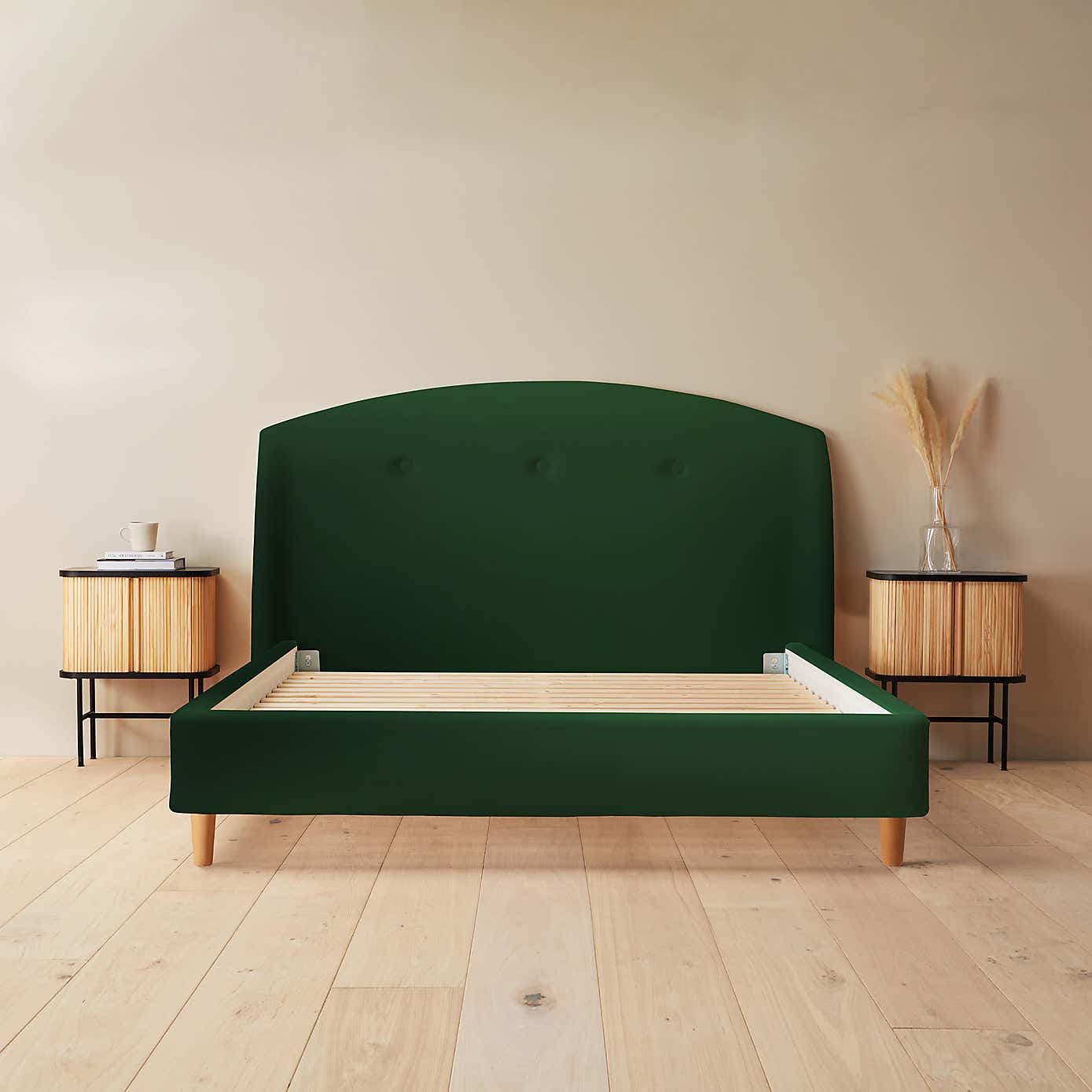 Silentnight Evana Bed Frame, Velvet