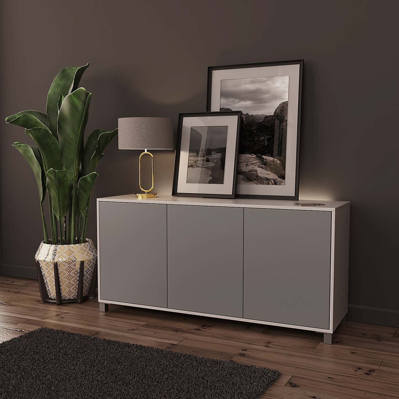 LED Smart Click Sideboard