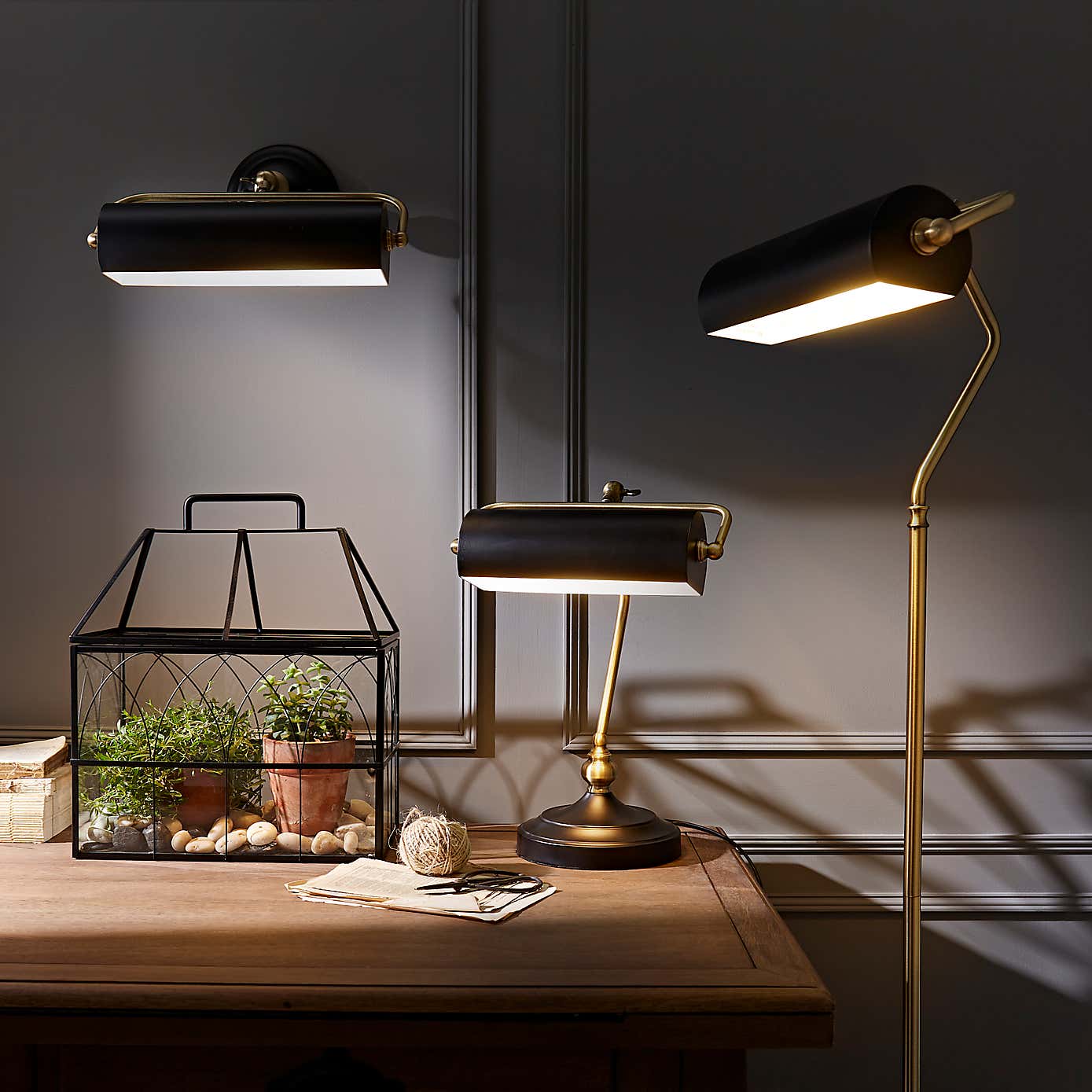 Natural History Museum Banker Floor Lamp