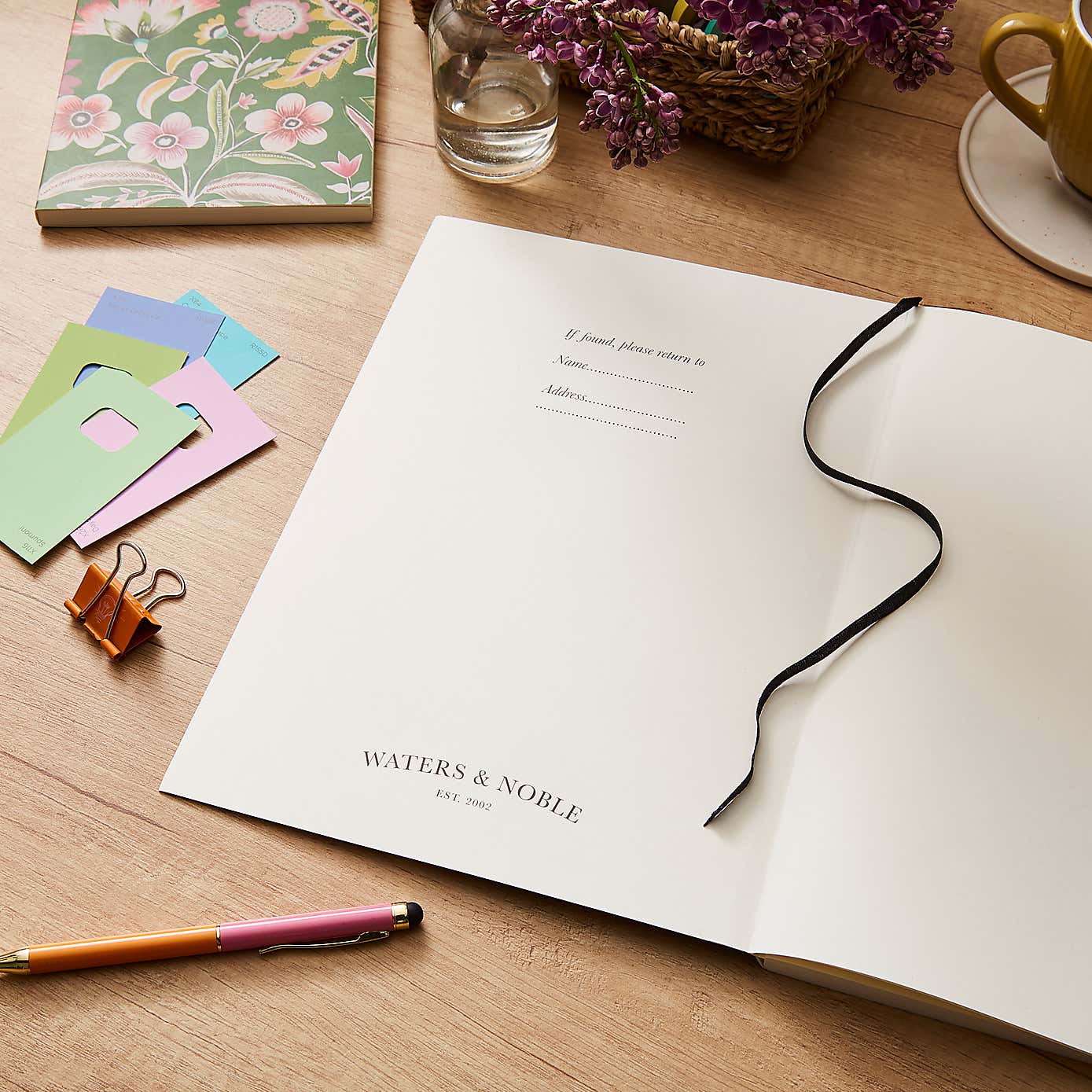 Waters & Noble Joy Floral Softbound Notebook