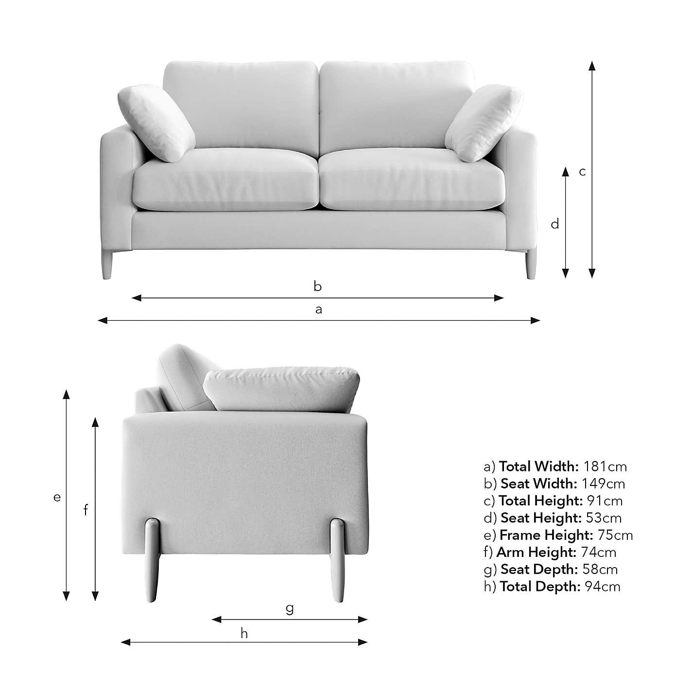 Apollo Soft Texture 3 Seater Sofa
