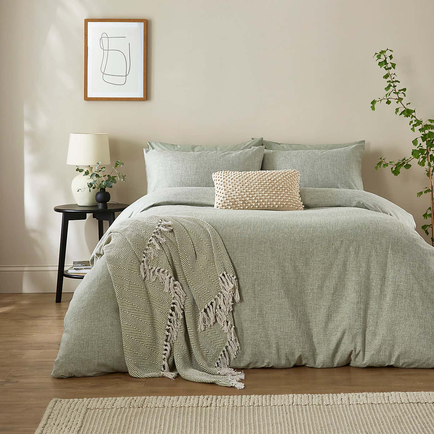 Supersoft Chambray Duvet Cover and Pillowcase Set