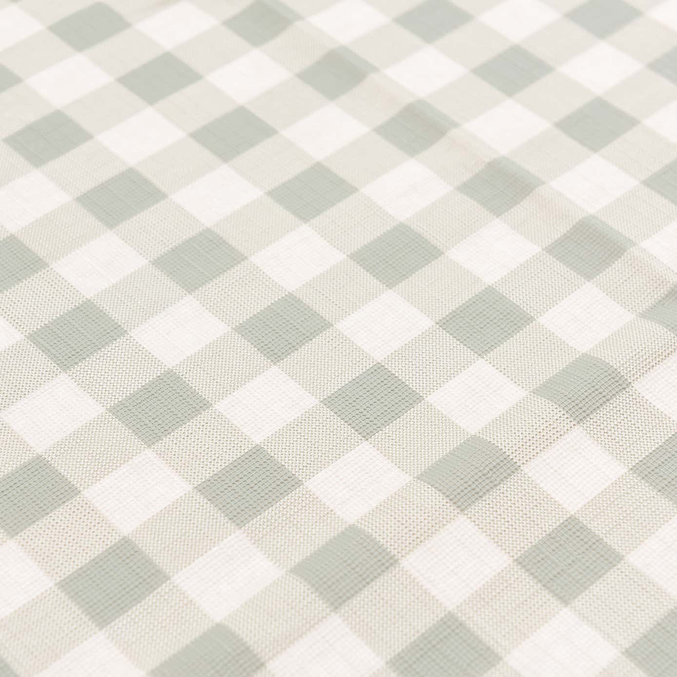 Sage Gingham Tablecloth