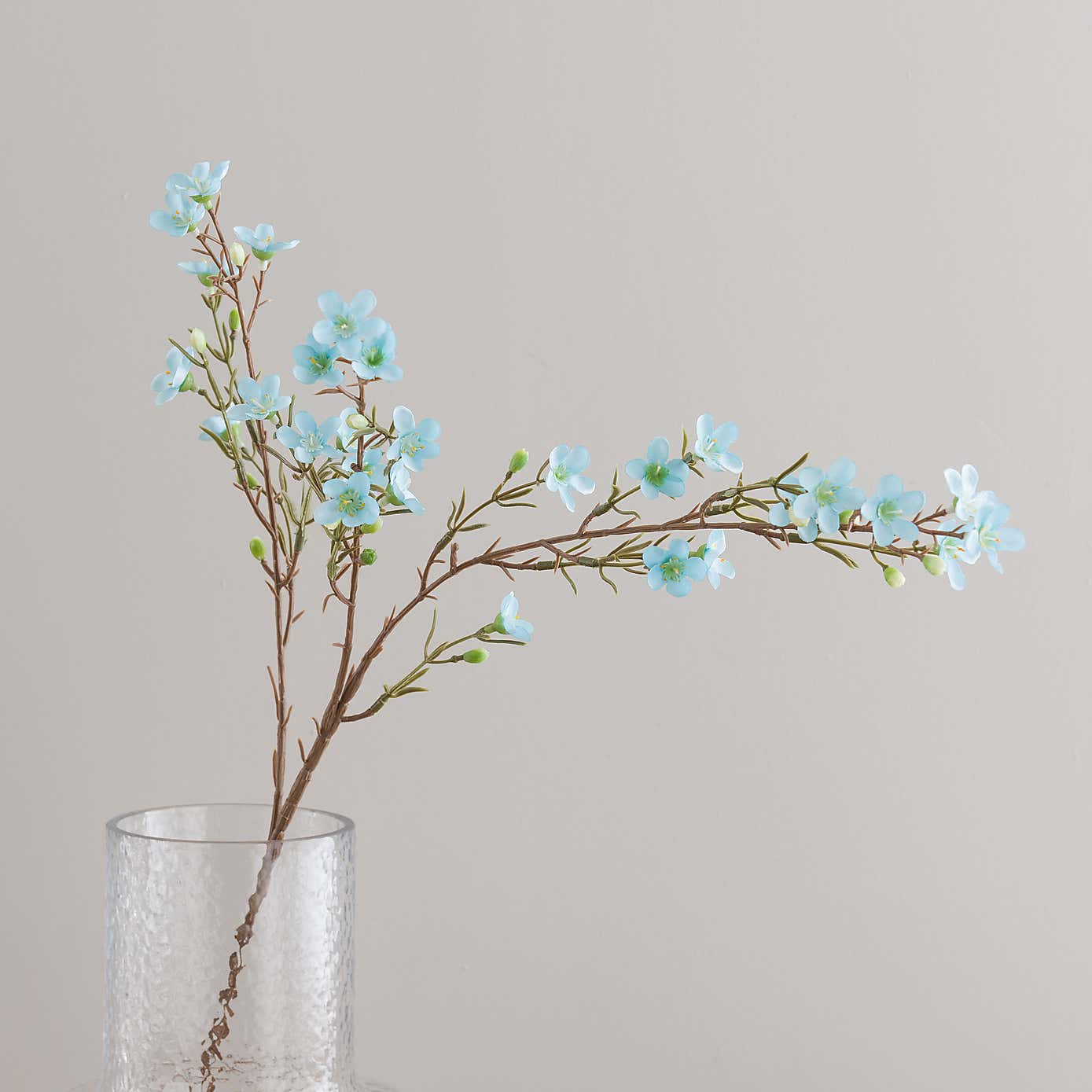 Blue Wax Flower Spray