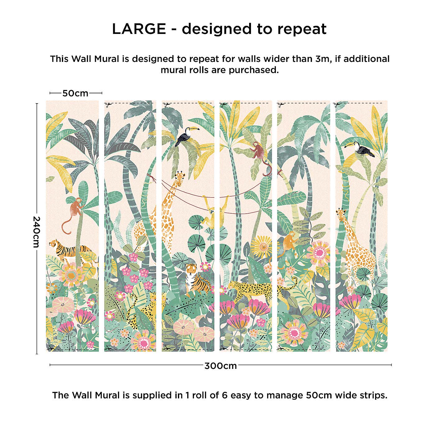 Equatorial Jungle Mural