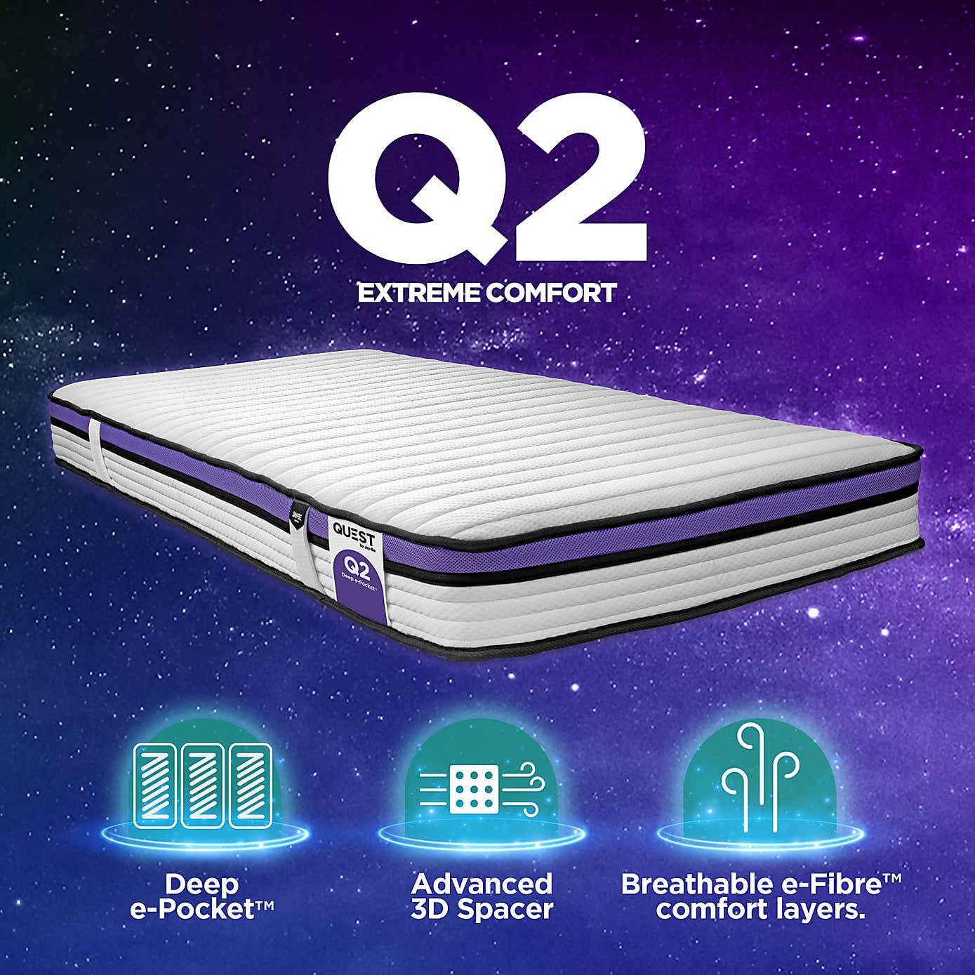Jay-Be Quest Q2 Extreme Comfort Mattress