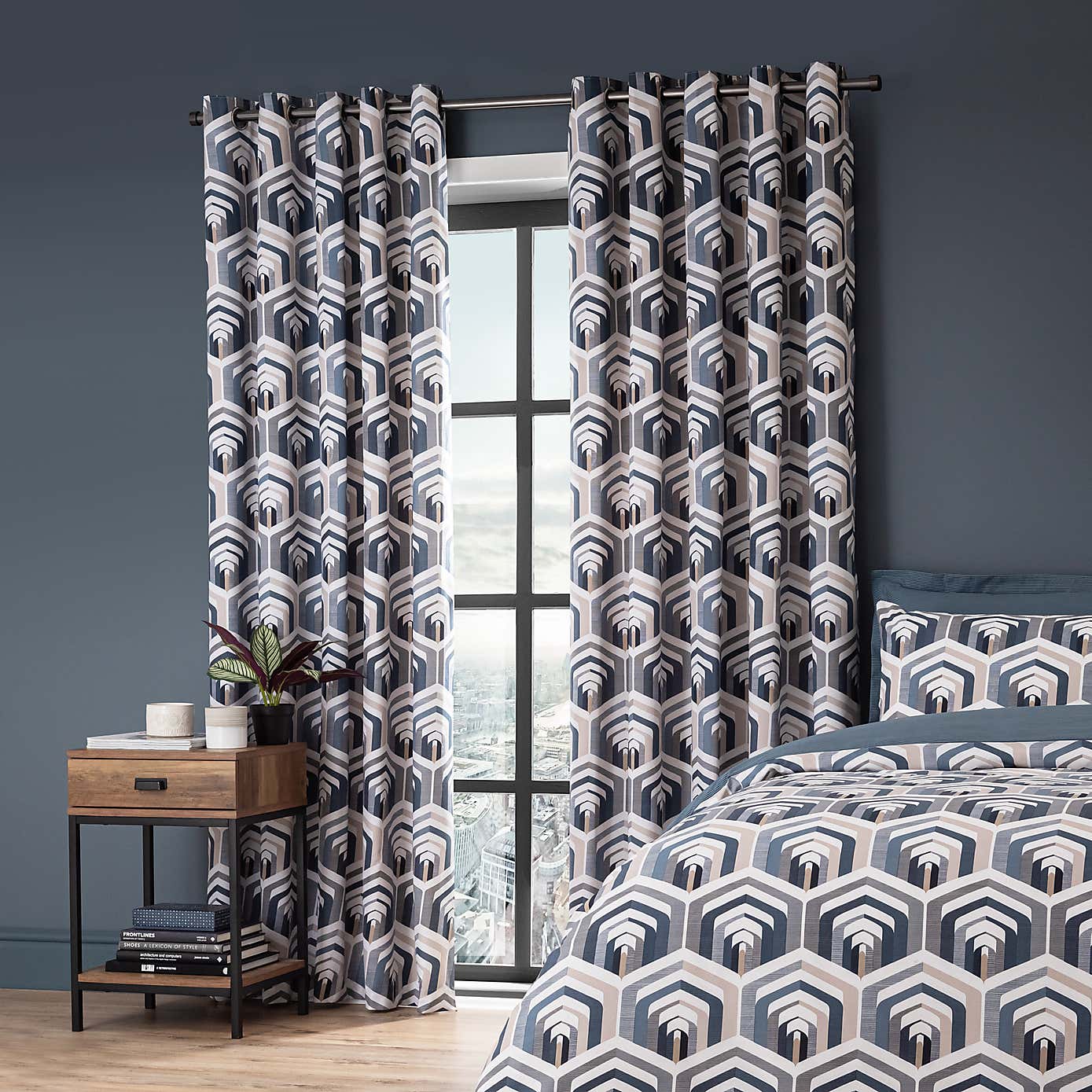 Elements Archer Blackout Eyelet Curtains