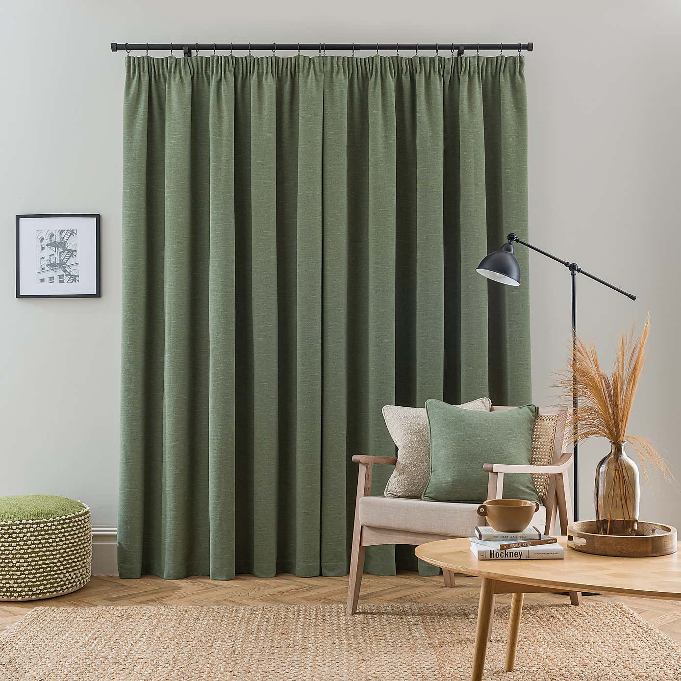 Calista Pencil Pleat Curtains