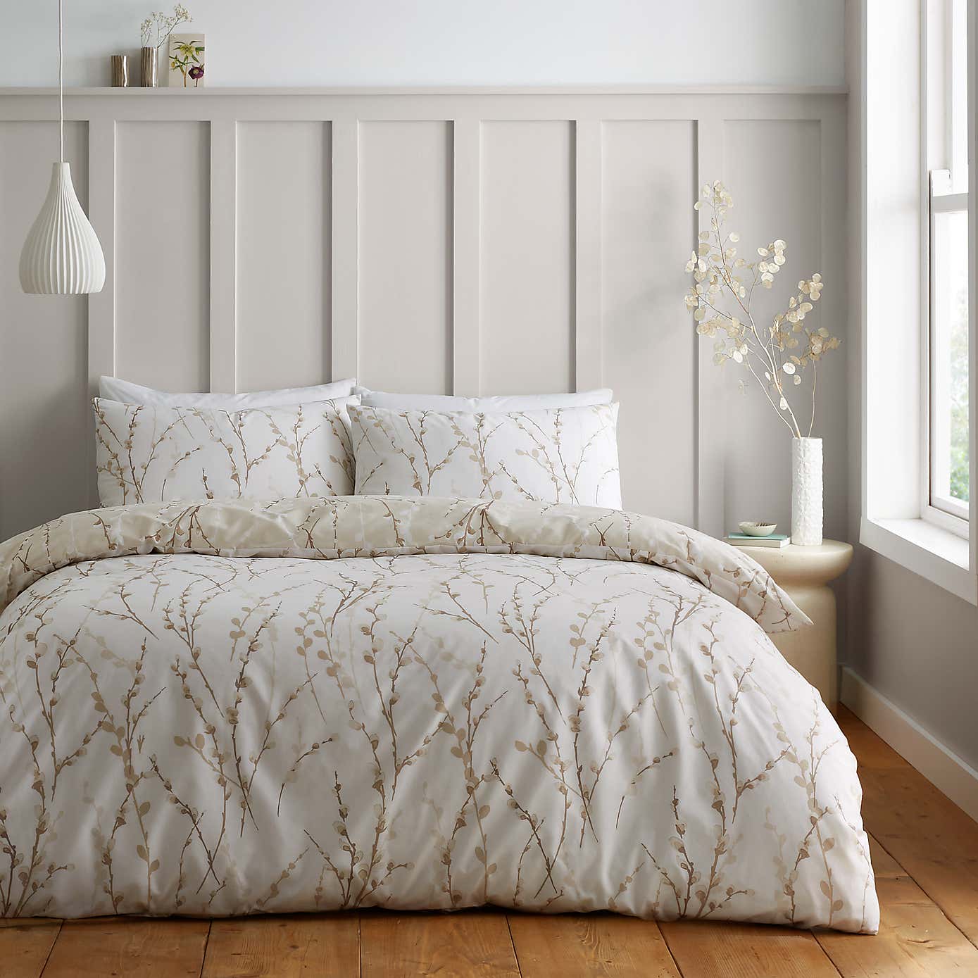 Belle Floral Duvet Cover and Pillowcase Set