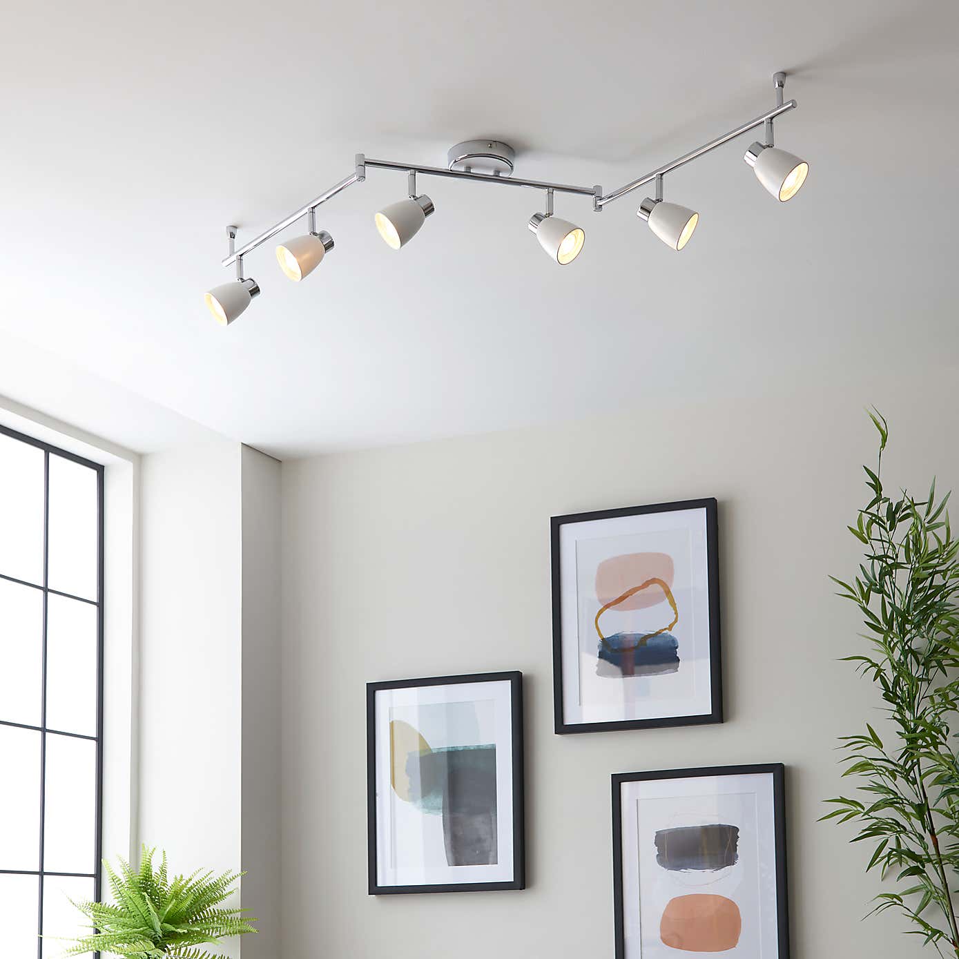 Alto 6 Light Chrome Spotlight Bar