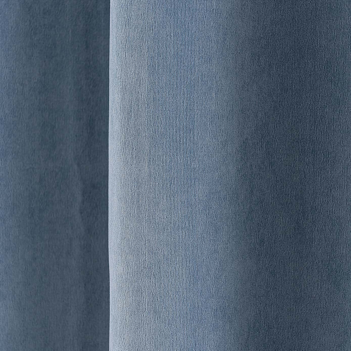Margot Matt Velour Eyelet Curtains