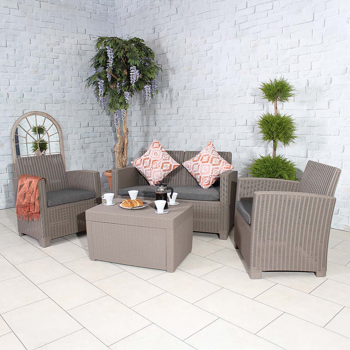 A.Mir Faro 4 Seater Outdoor Conversation Set