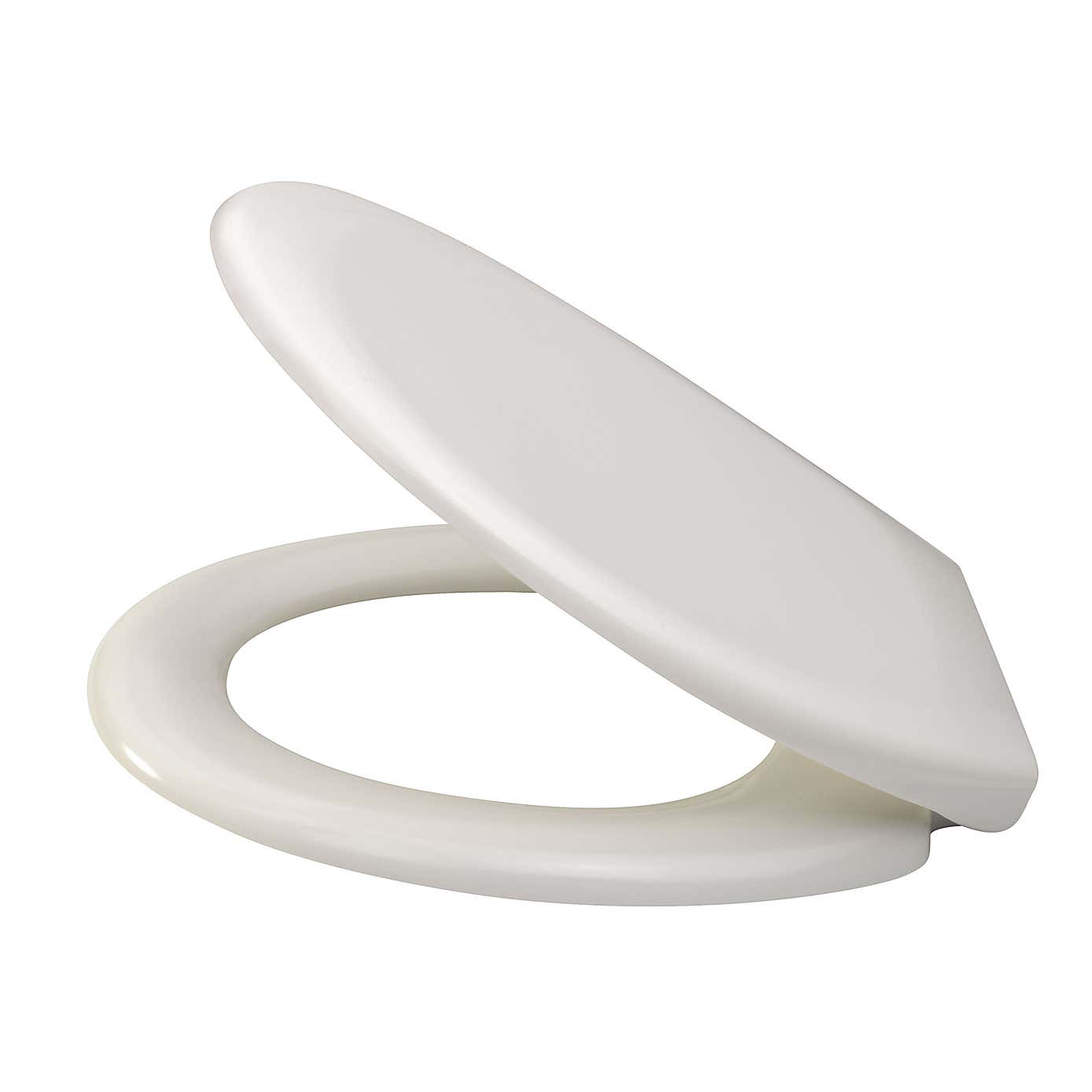 Duroplast White Toilet Seat