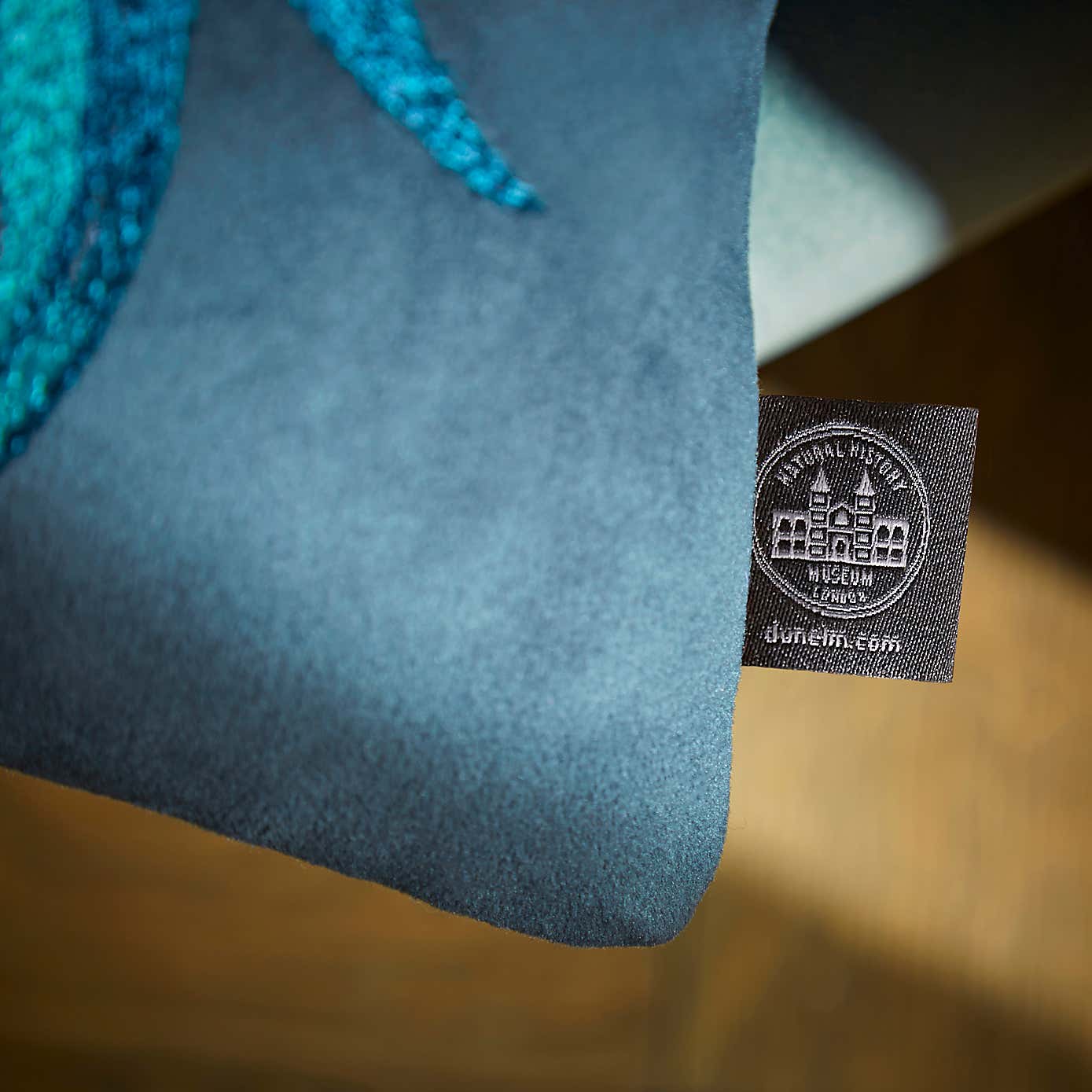 Natural History Museum Kingfisher Cushion Cover