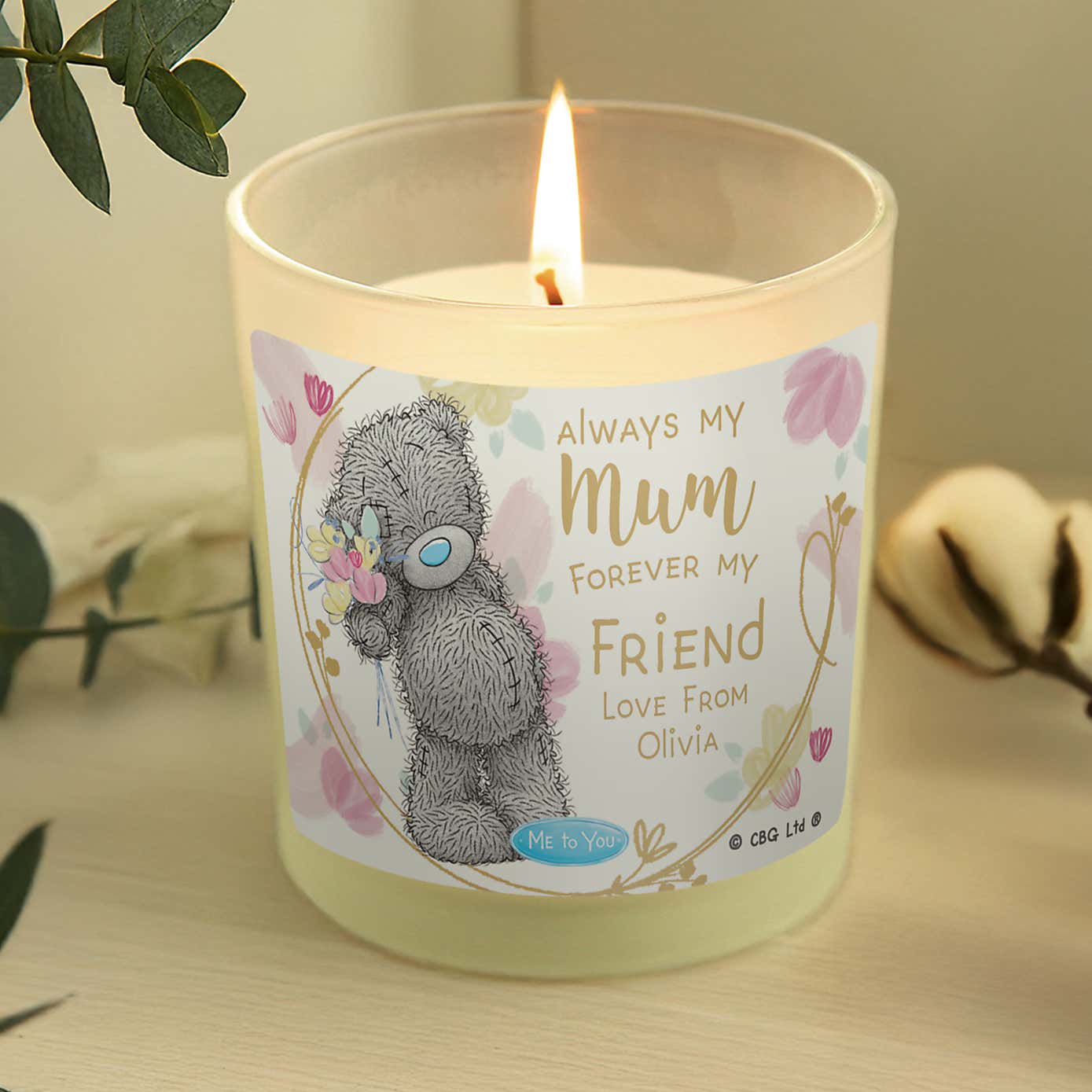 Personalised Me To You Forever My Friend Candle Jar