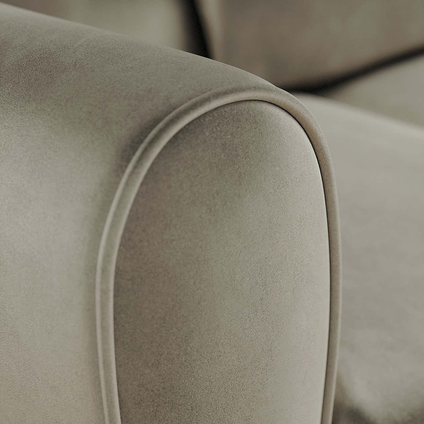 Blake Curved Arm Opulent Velvet Corner Chaise Sofa