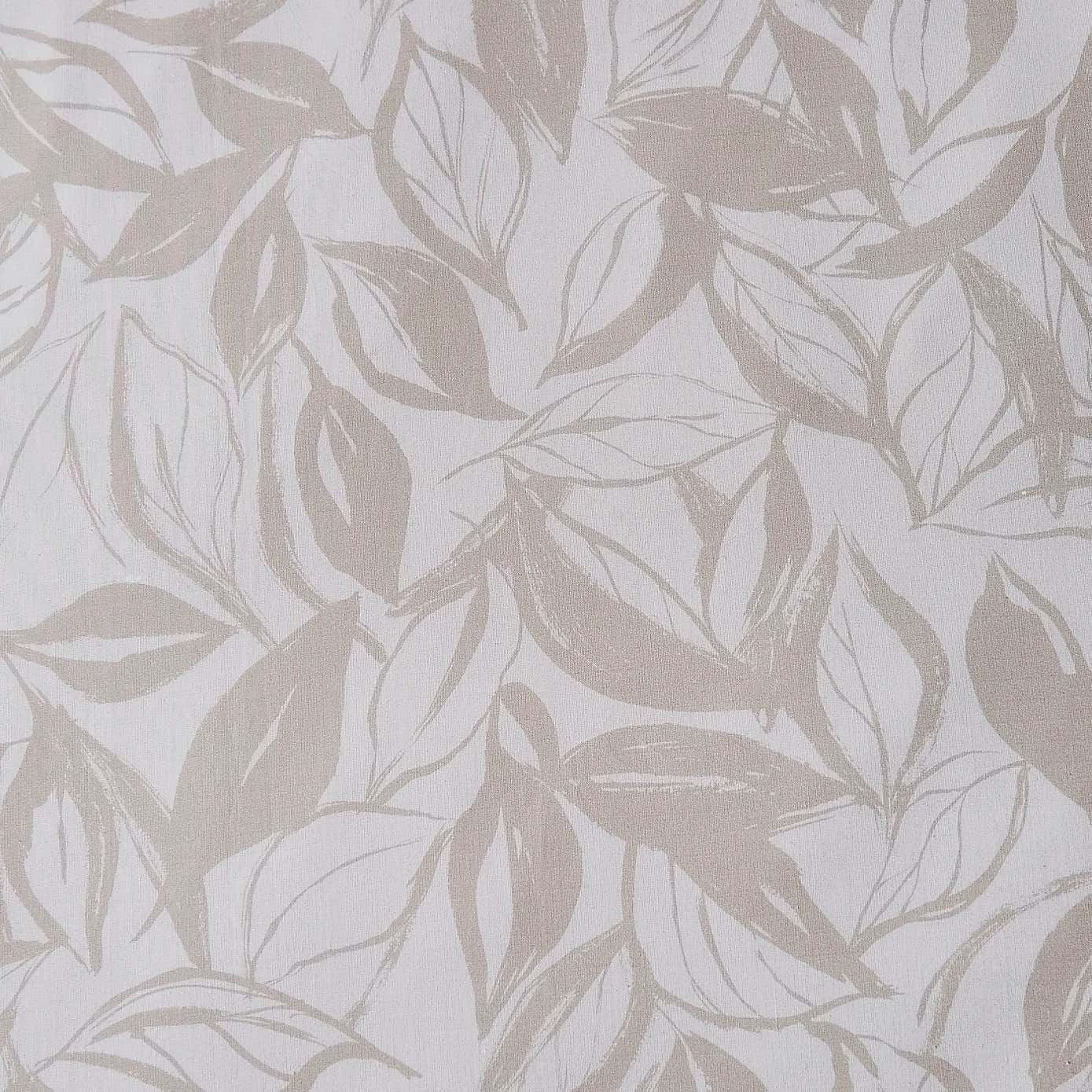 Sketched Leaf Floral 144 Thread Count Natural Cotton Oxford Pillowcase
