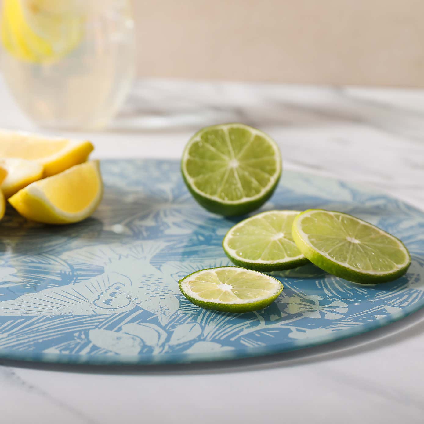 NHM Worktop Saver Blue Floral