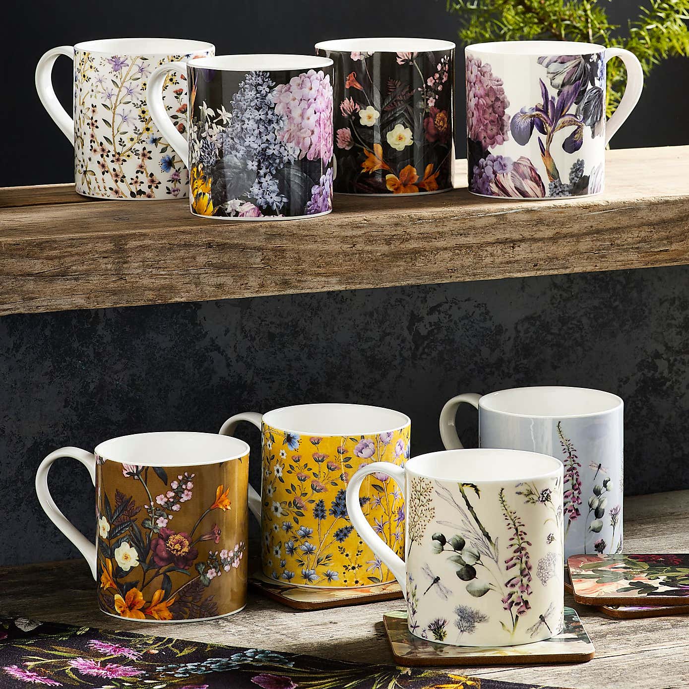 Set of 2 MM Living Isola Bone China Mugs