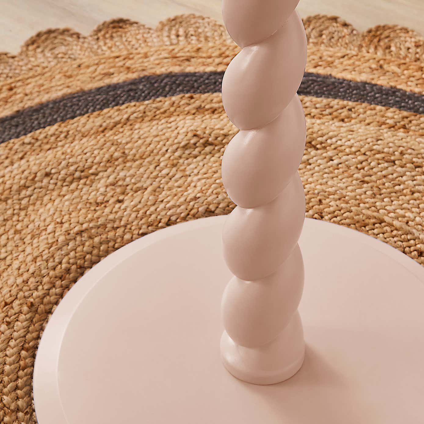 Fifi 4 Seater Round Dining Table, Pine Wood