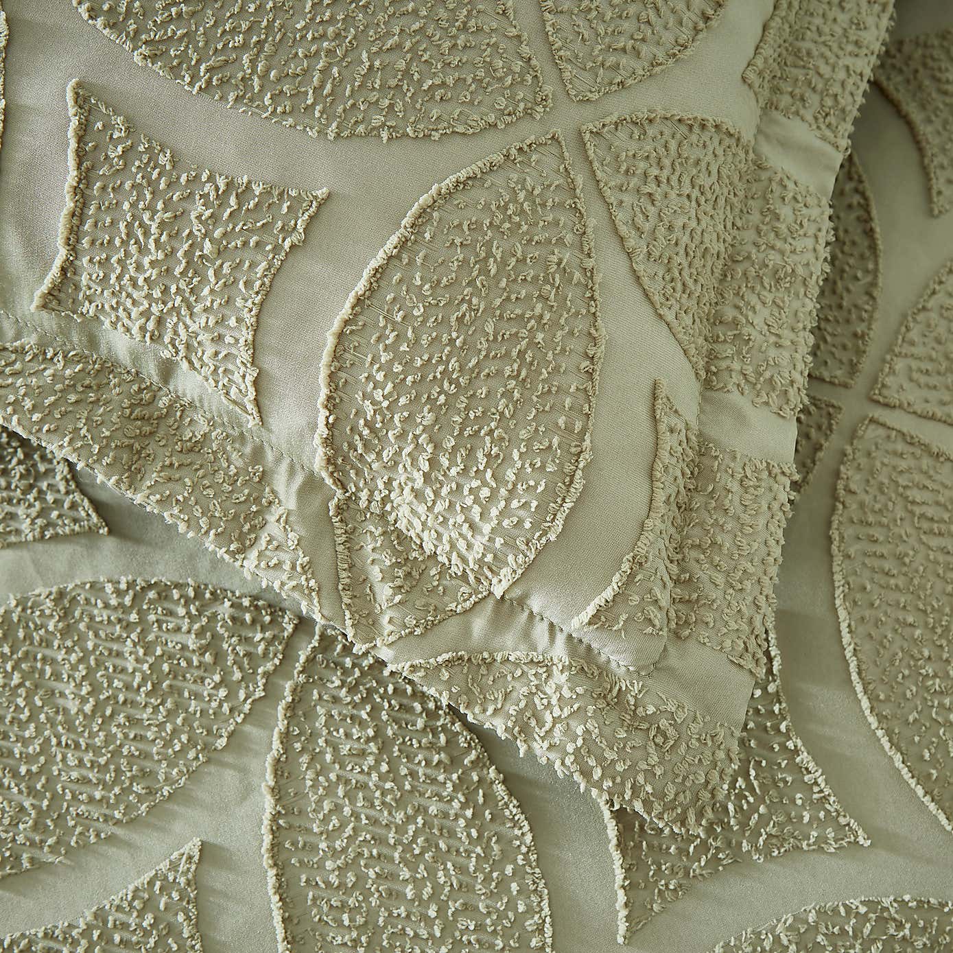 Alda Textured Soft Olive Oxford Pillowcase