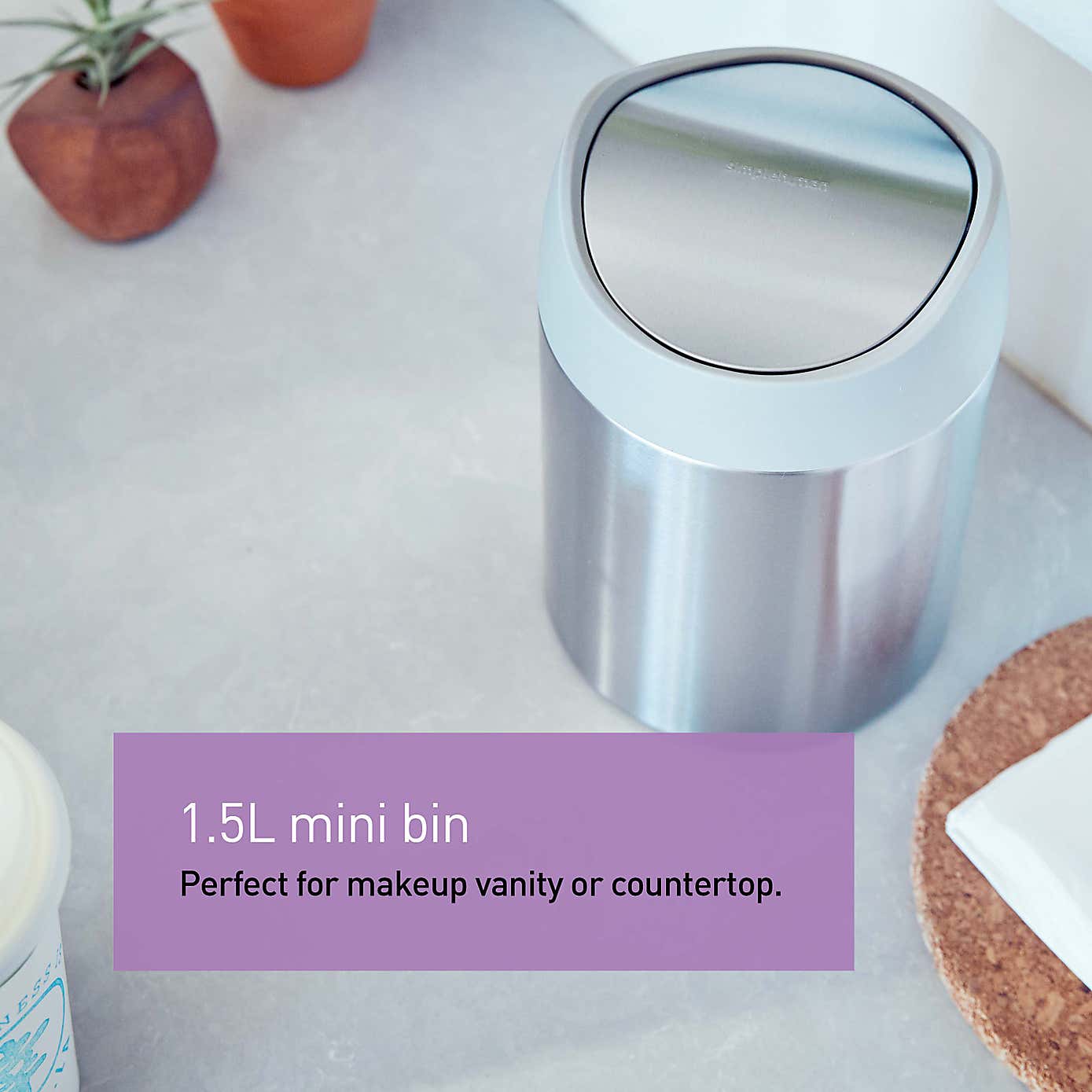 simplehuman 1.5 Litre Mini Can Swing Bin