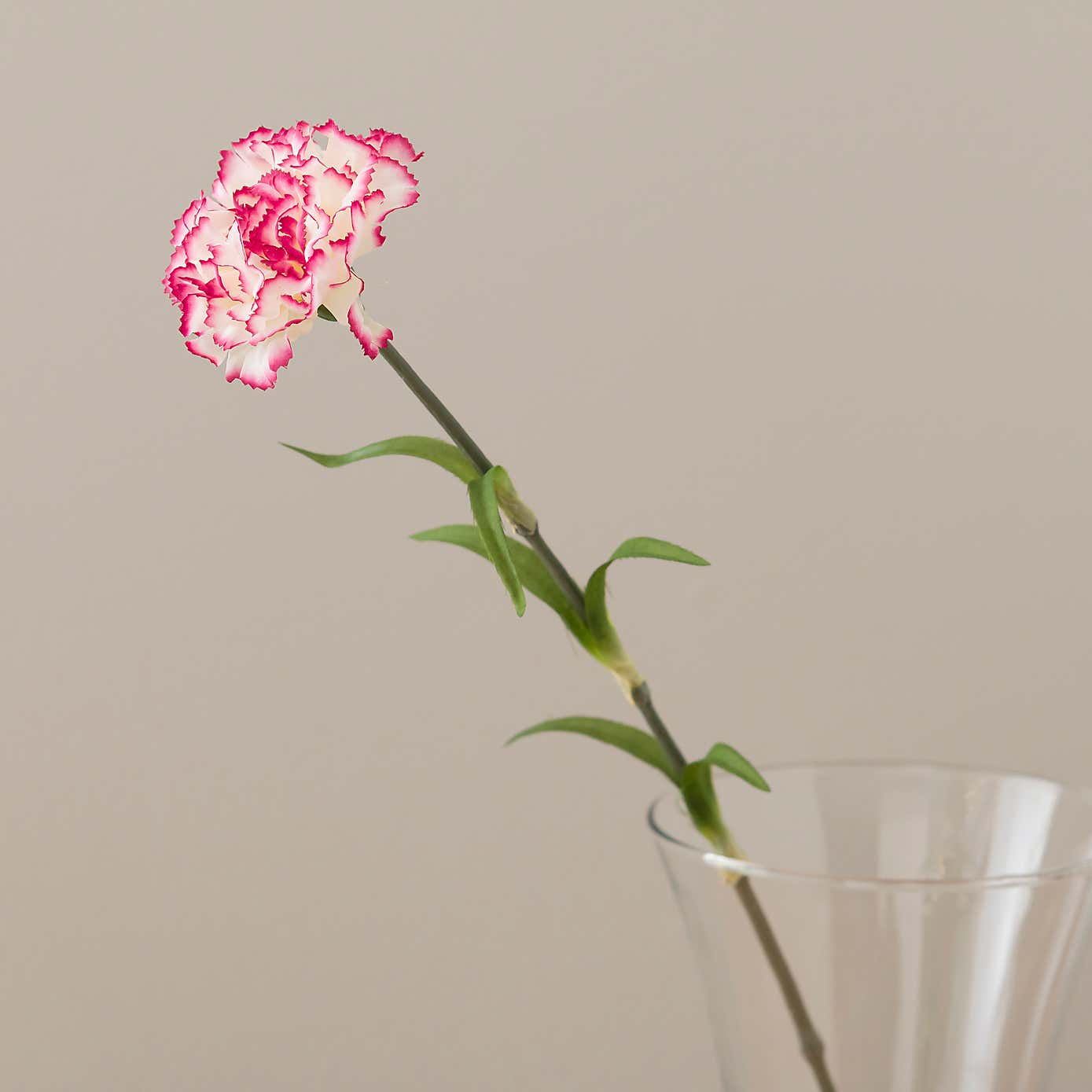 Artificial Pink Carnation Stem
