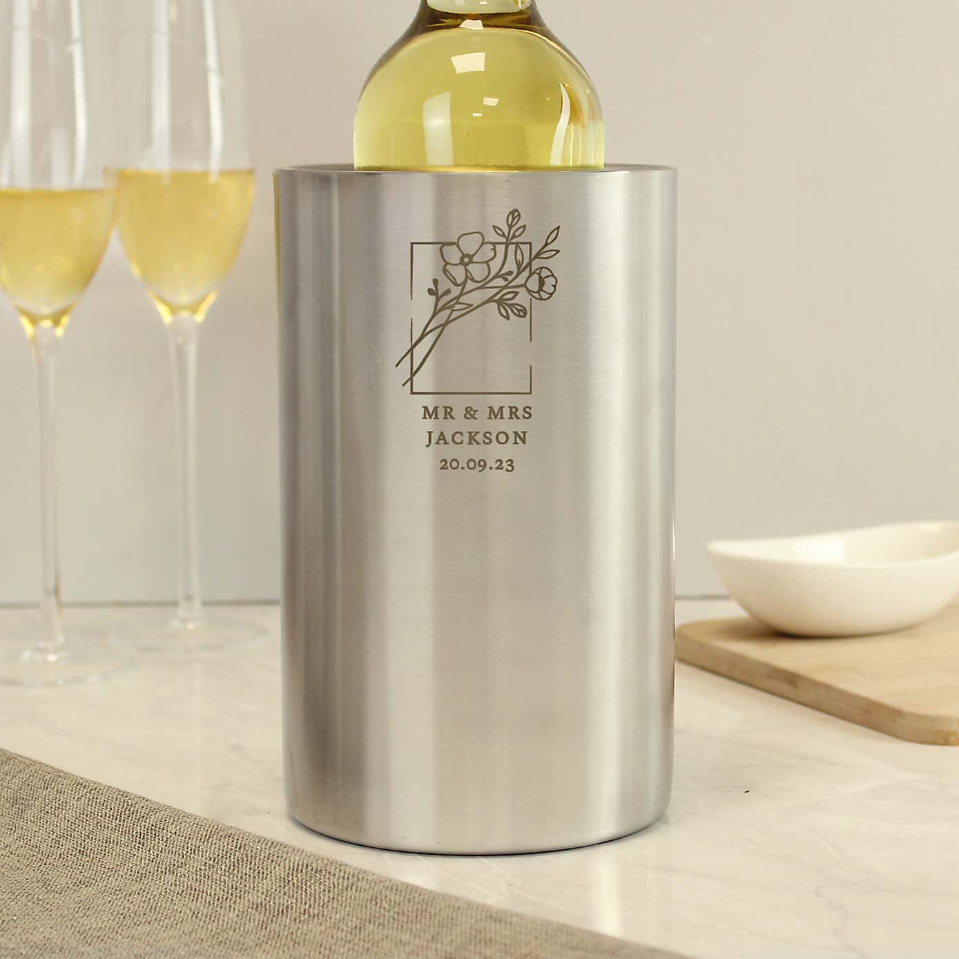 Personalised Botanical Design Wine Cooler