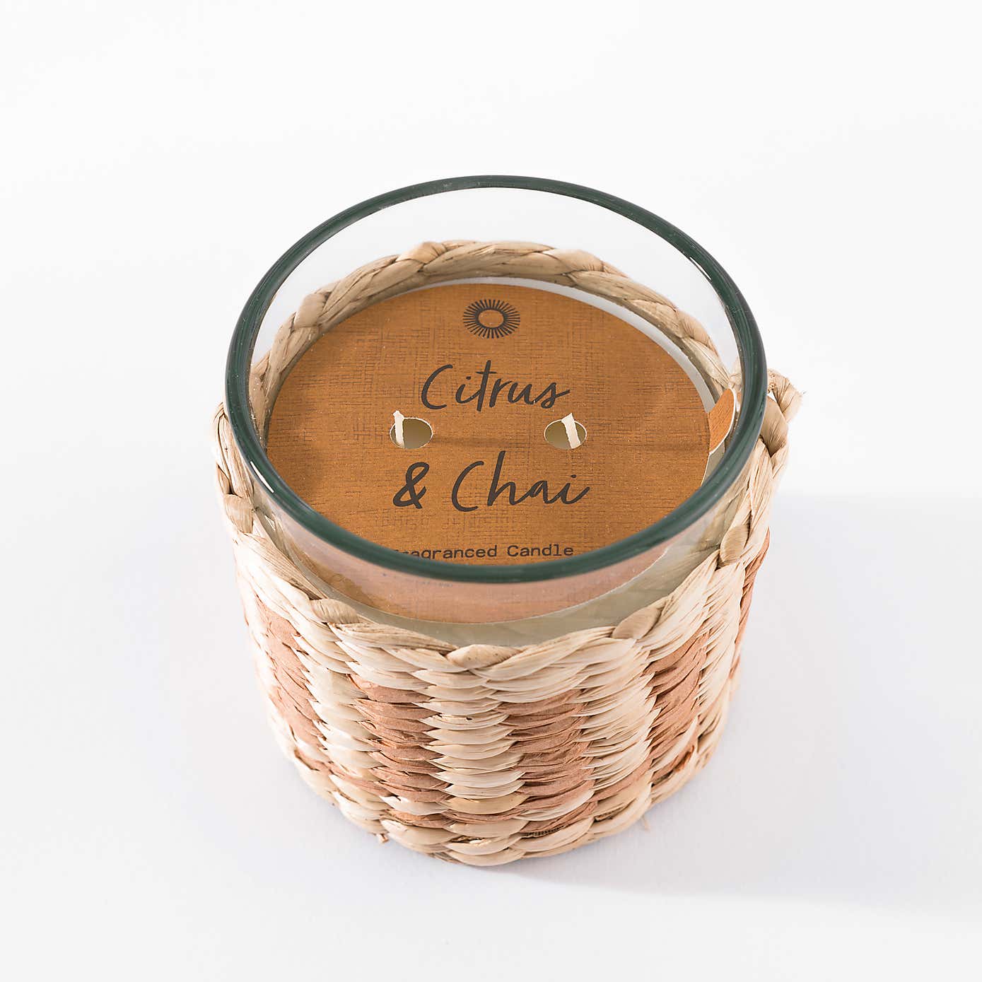 Woven Citrus & Chai Multi Wick Candle