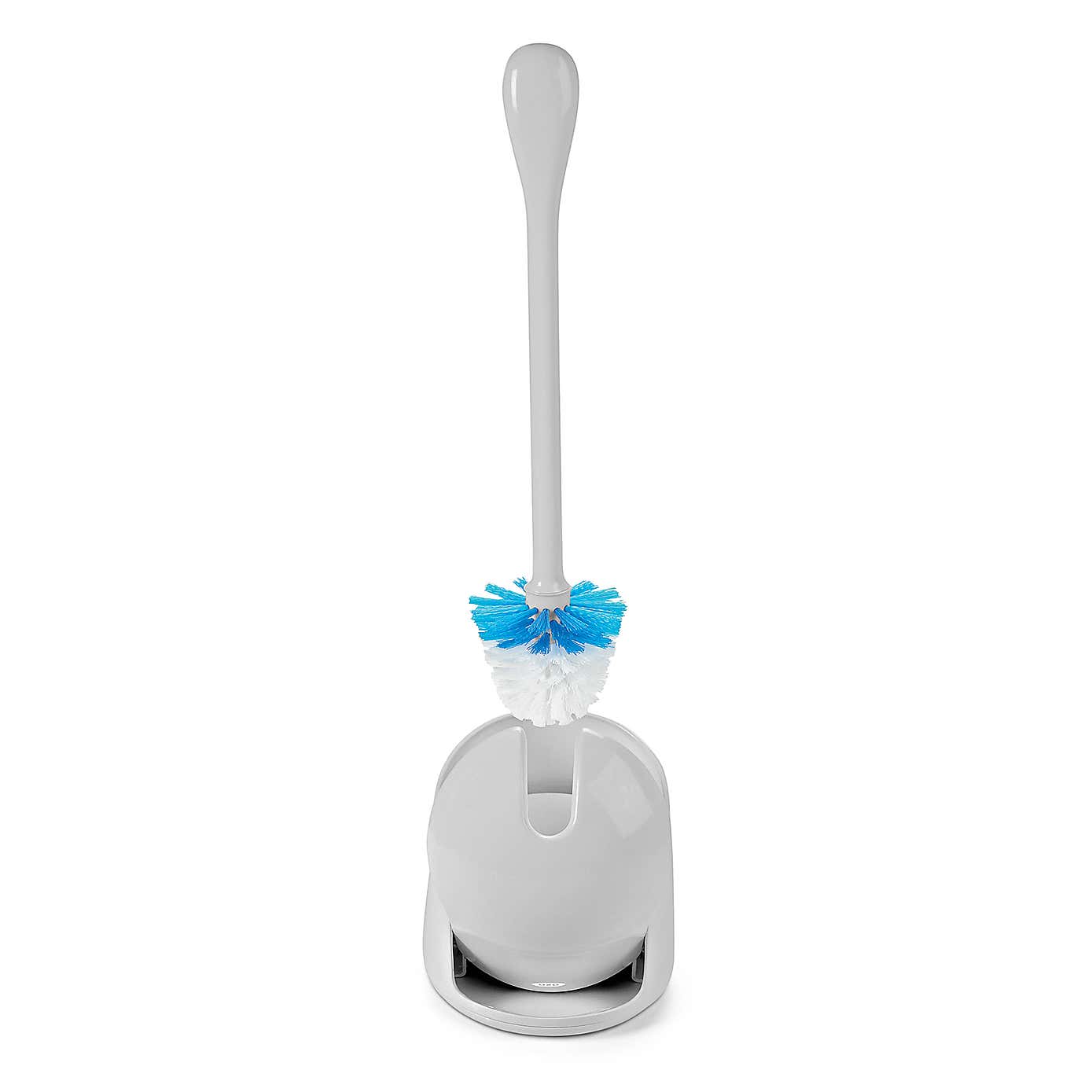 OXO Compact Grey Toilet Brush Canister