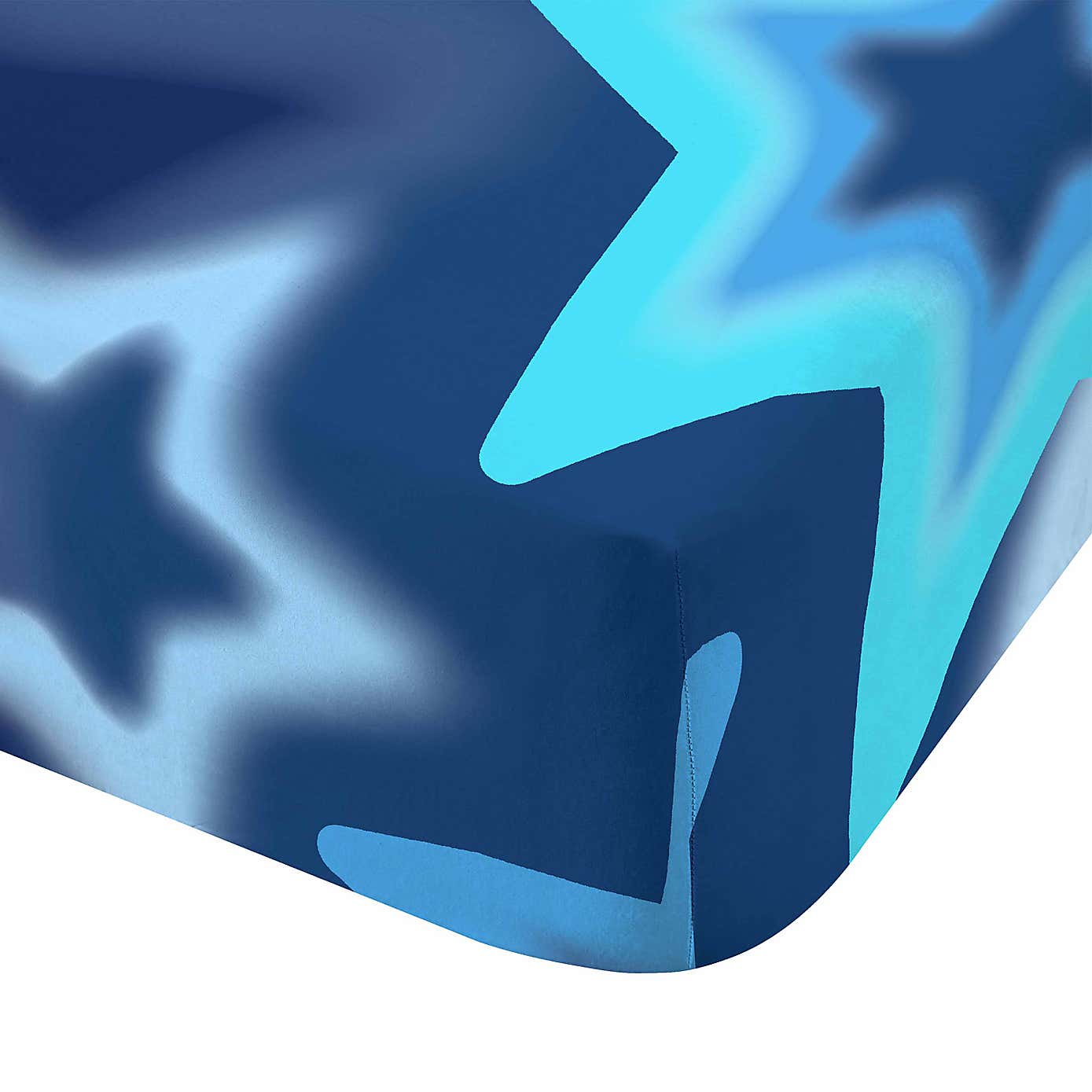 Catherine Lansfield Blue Ombre Stars Fitted Sheet