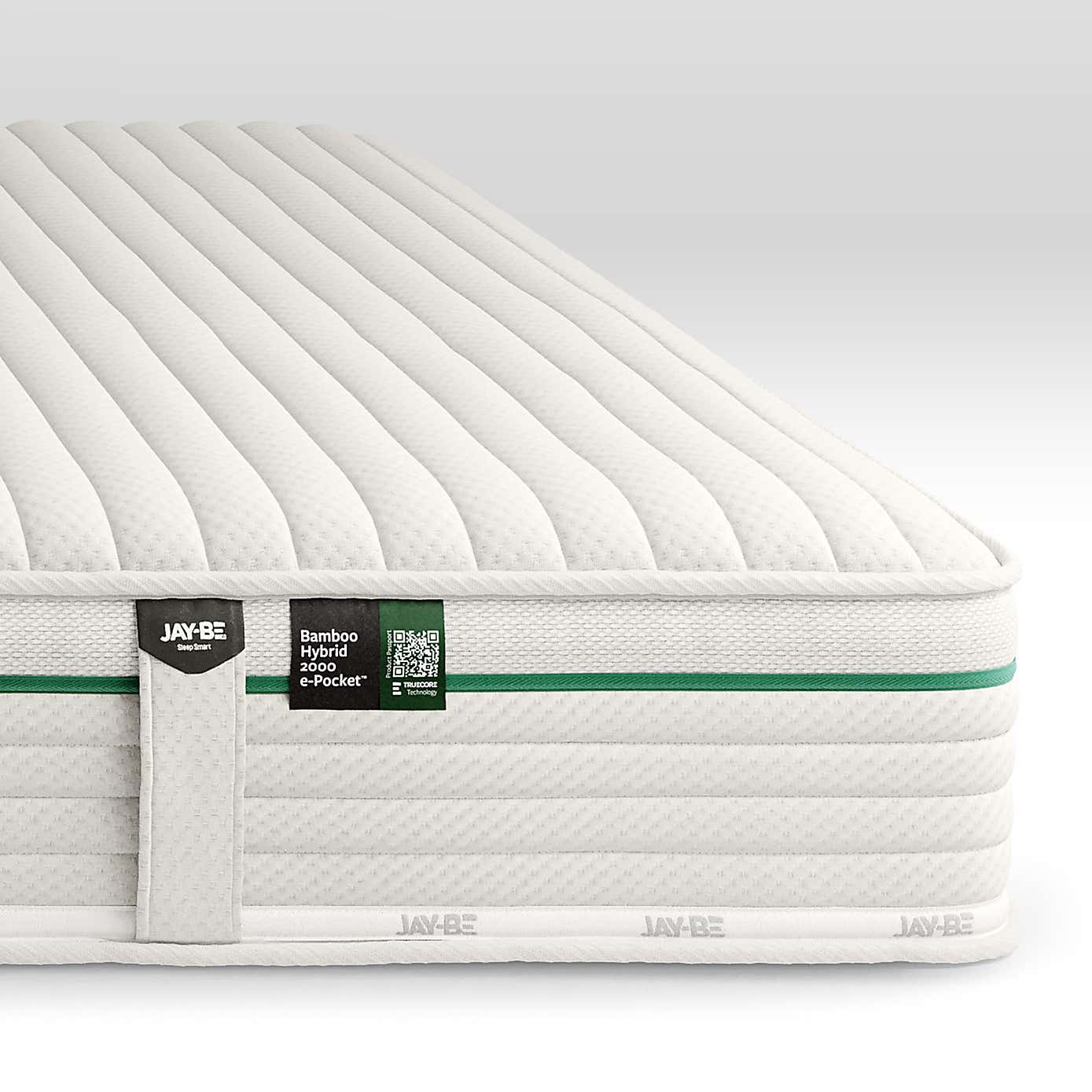 Jay-Be Natural Bamboo 2000 Pocket Mattress