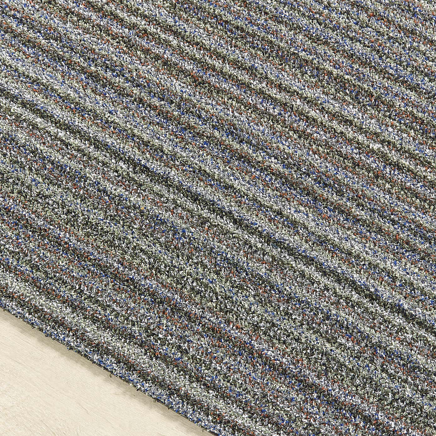 Marvel Striped Washable Cotton Doormat