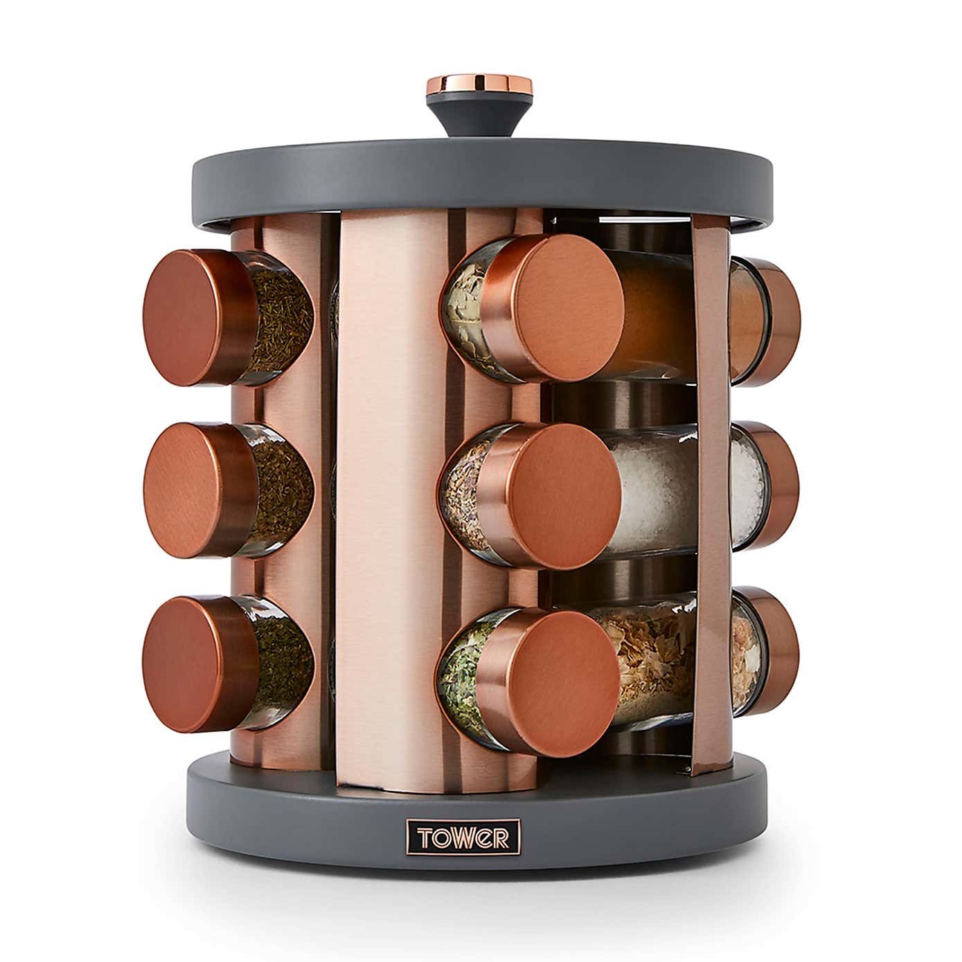 Tower Cavaletto 12 Jar Spice Rack Set