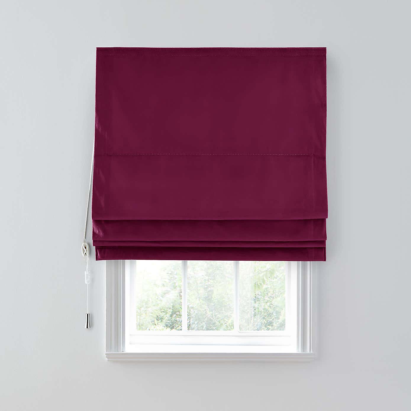 Recycled Velour Roman Blind