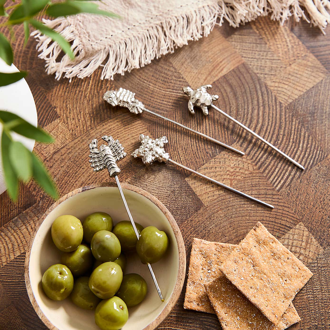 Coastal Food Picks, 4 Pack