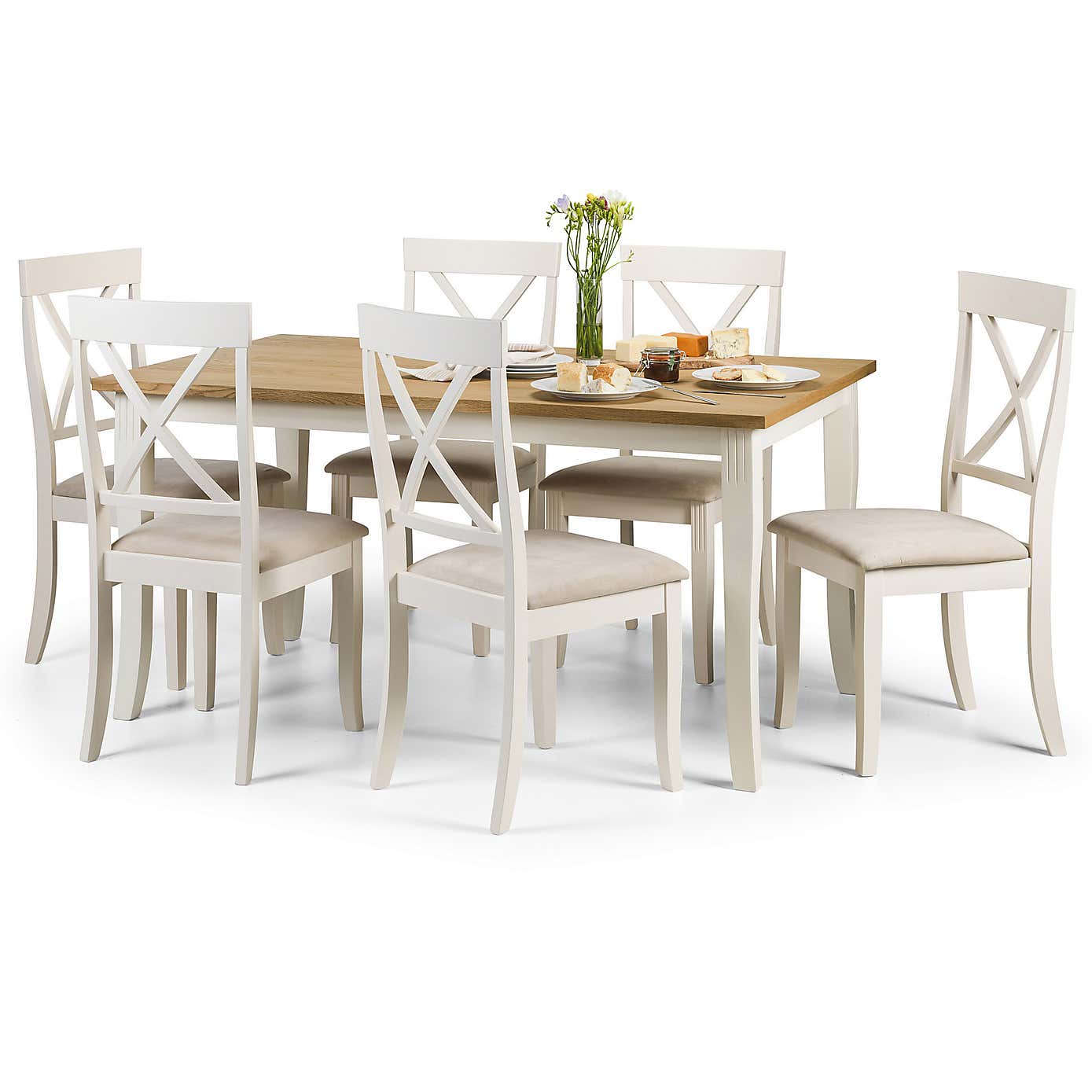 Davenport Dining Table with 6 Chairs
