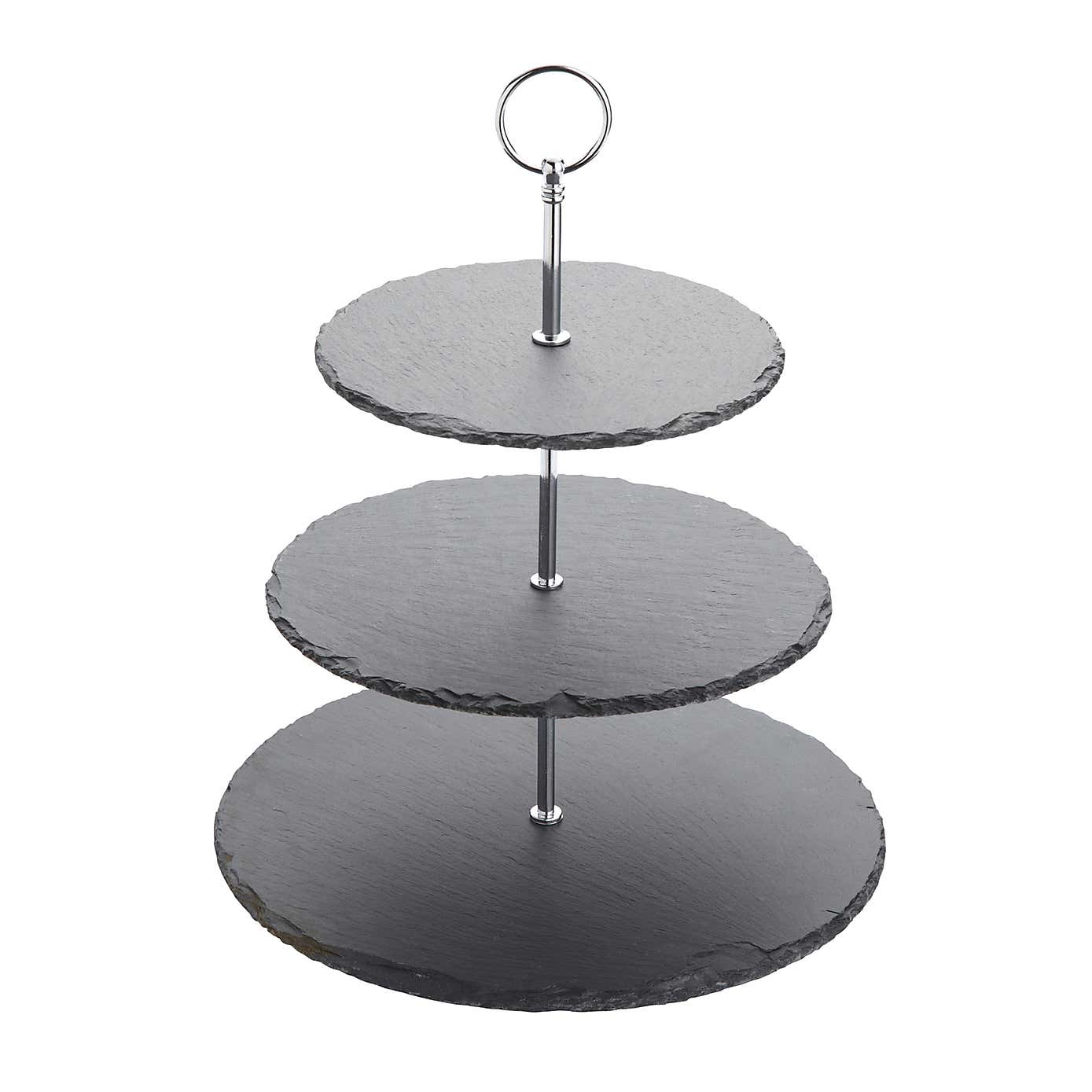 Artesa Three Tier Slate Cake Stand