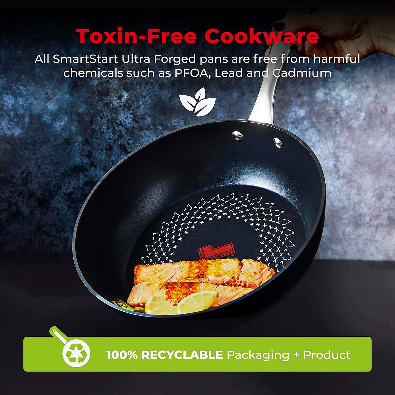 Tower Smart Start Non-Stick Ultra Forged Aluminium MultiPan, 28cm