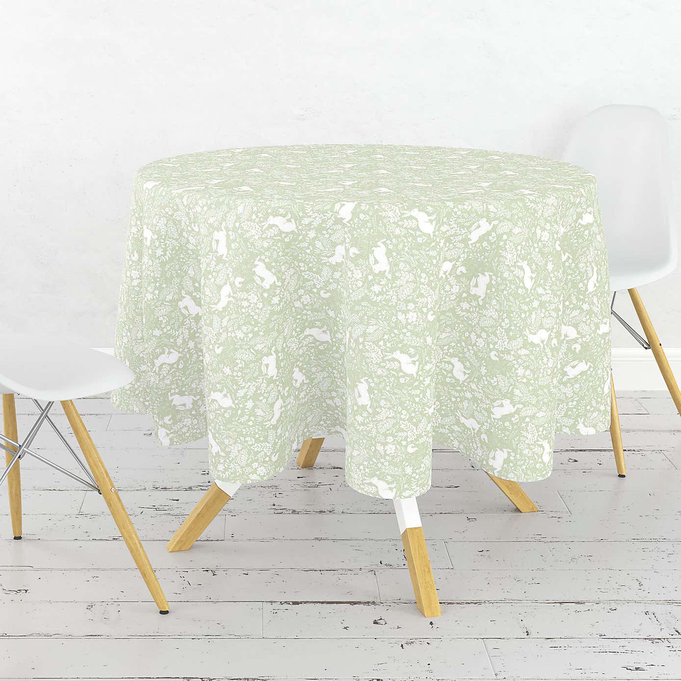 William Morris Forest Life Circular Acrylic Coated Tablecloth