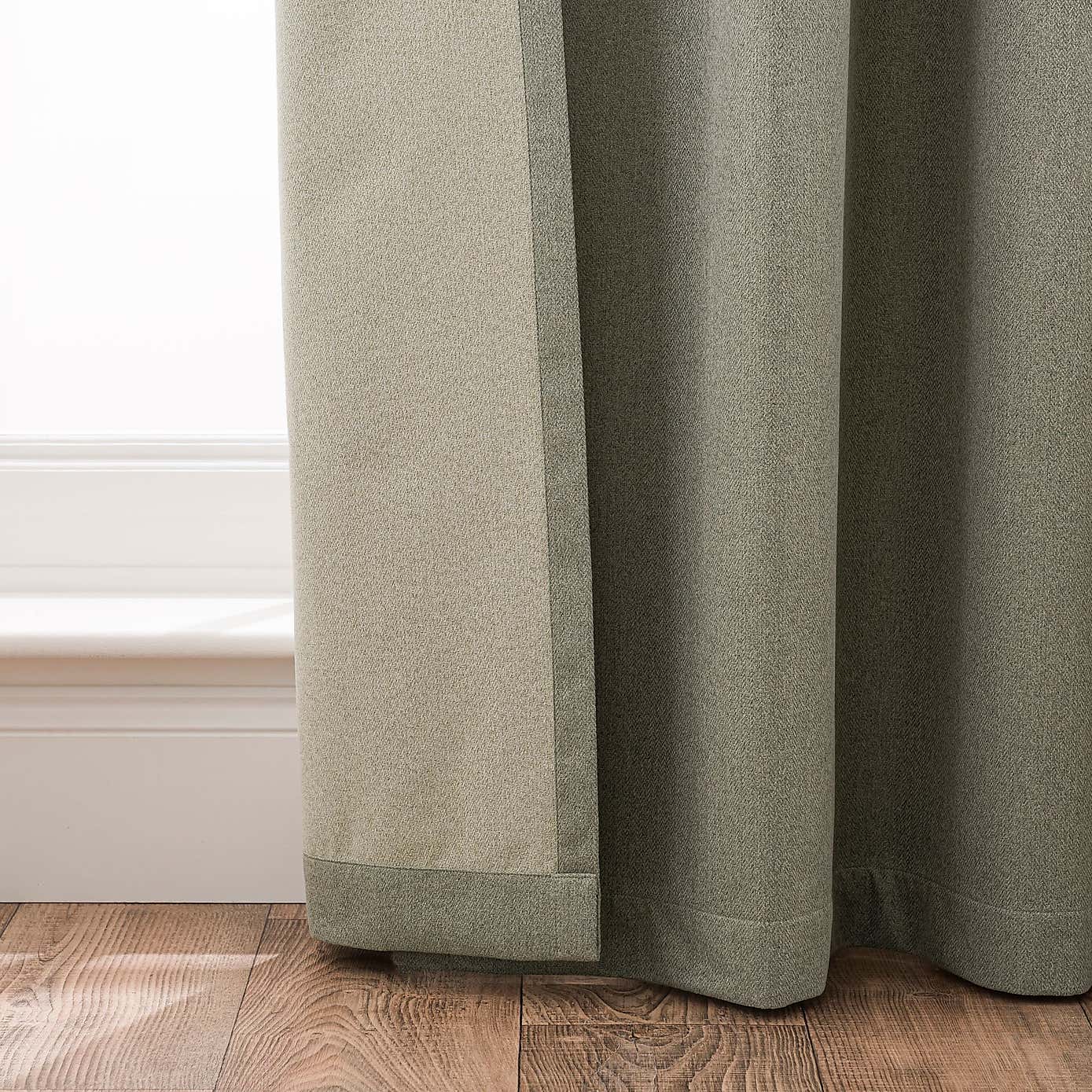 Libra Washable Blackout Pencil Pleat Curtains