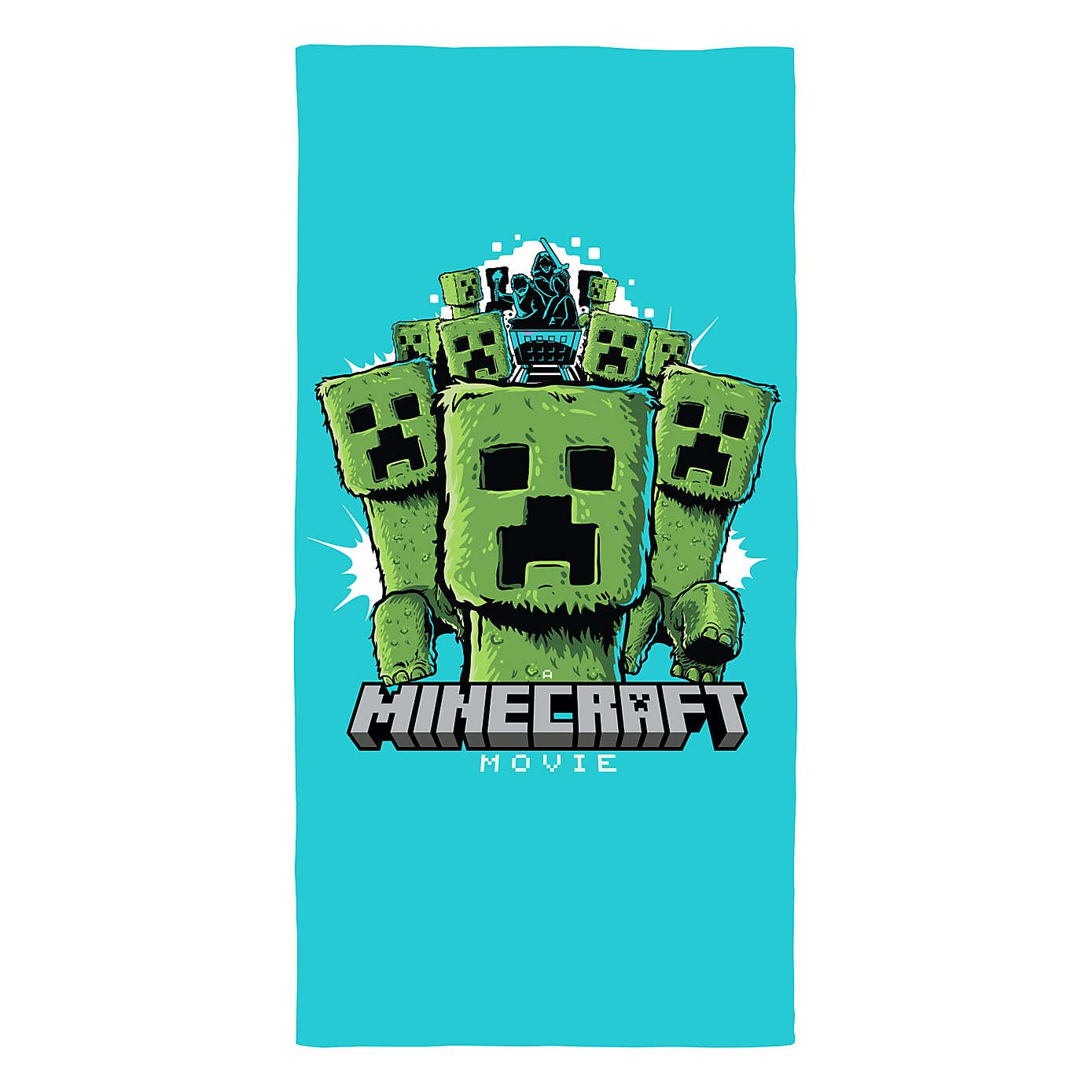 Minecraft Movie Group 100% Cotton Towel