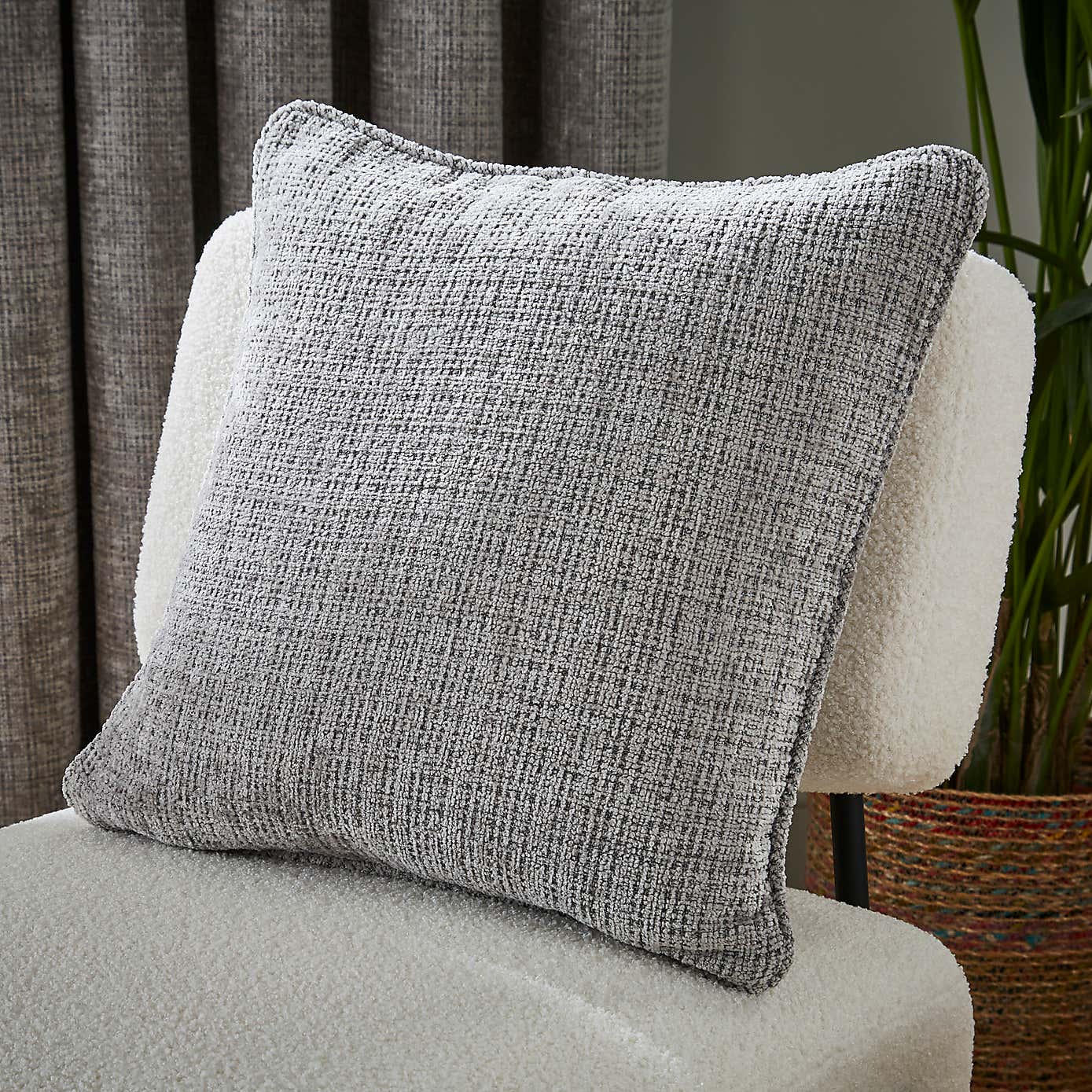 Cashton Chenille Square Cushion