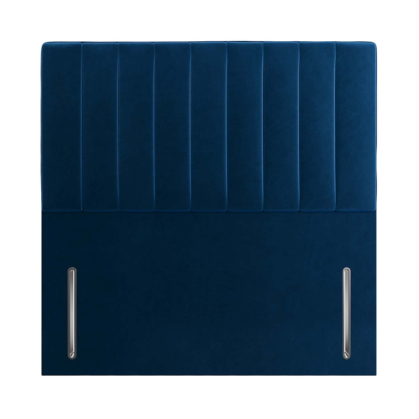 Velvet Vertical Stripe Headboard